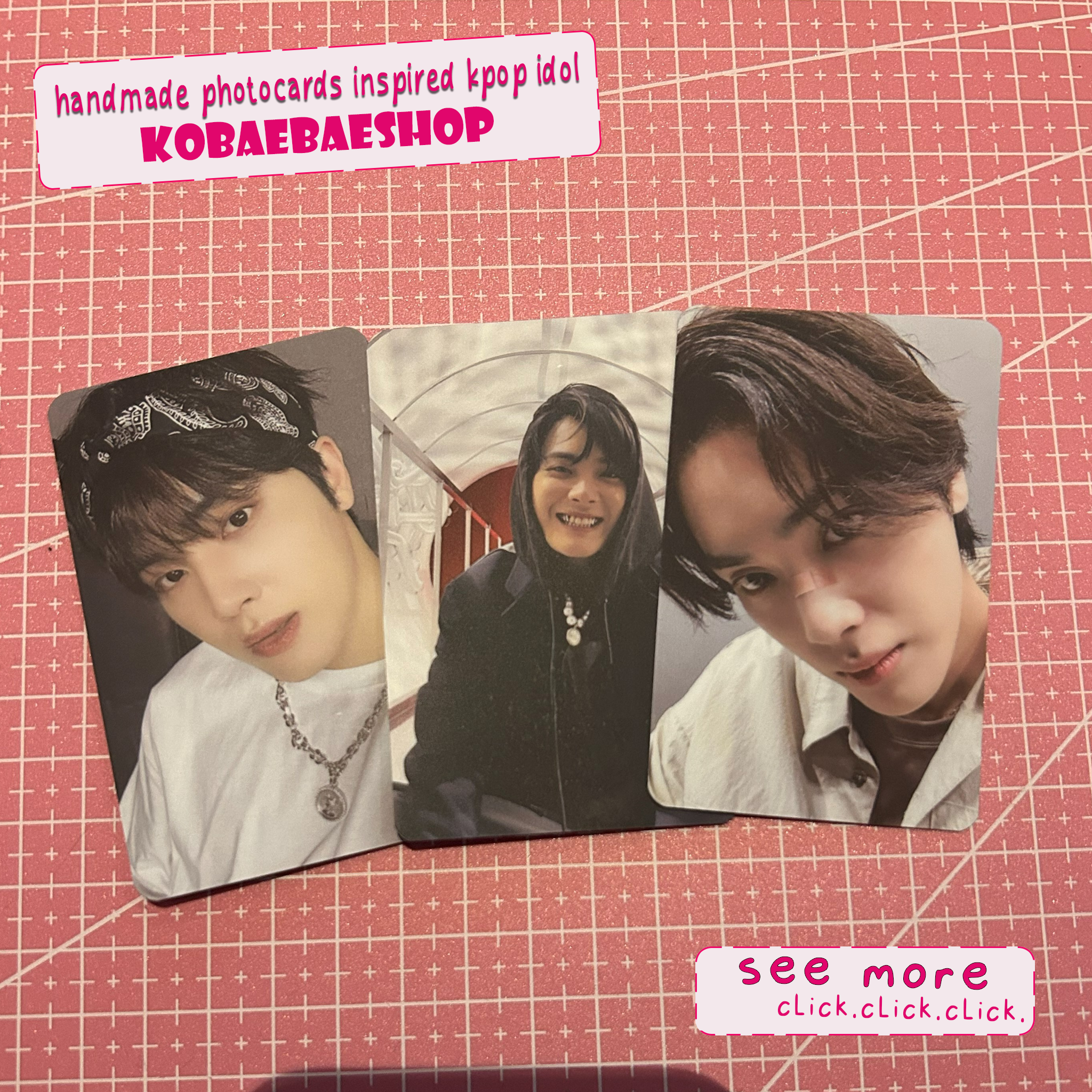 The Boyz - Nyeon handmade photocards kpop inspired - Set 1