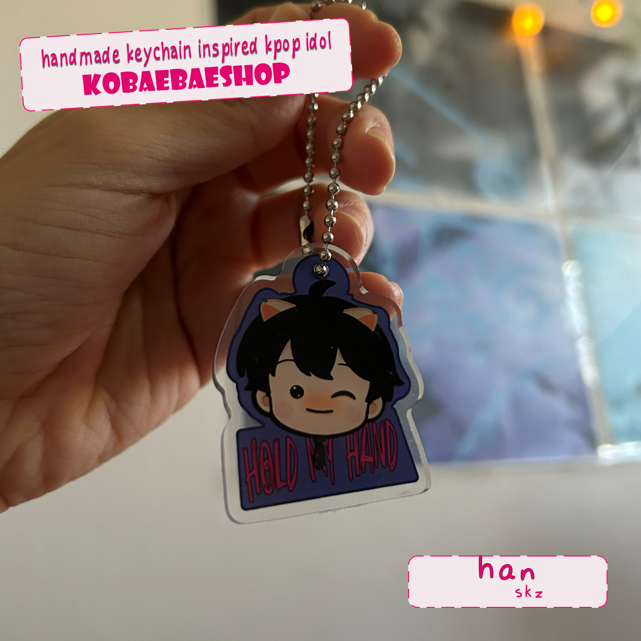 SKZ Inspired Keychain - Han Design - Kpop Fan Gift - Fanmade Merch