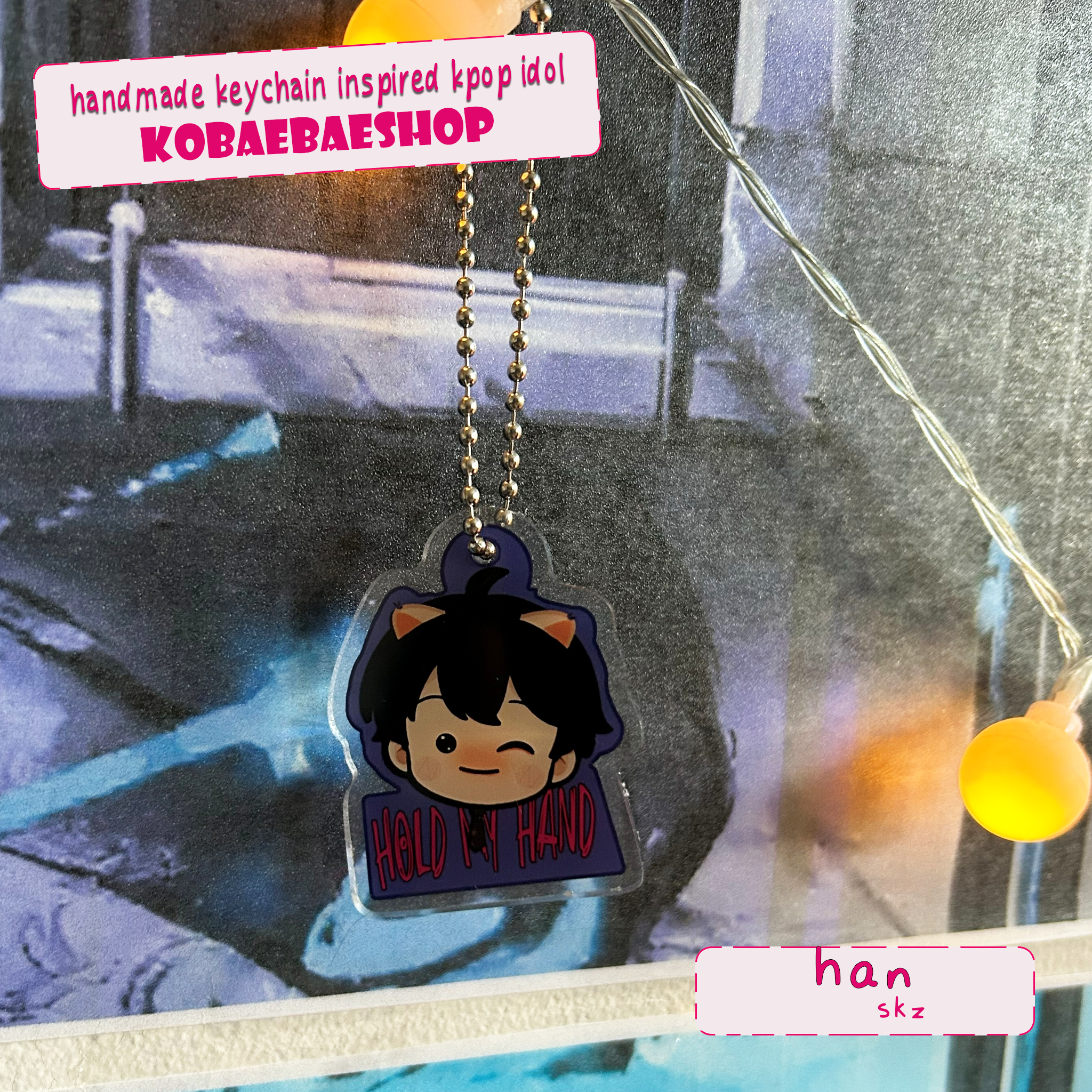 SKZ Inspired Keychain - Han Design - Kpop Fan Gift - Fanmade Merch