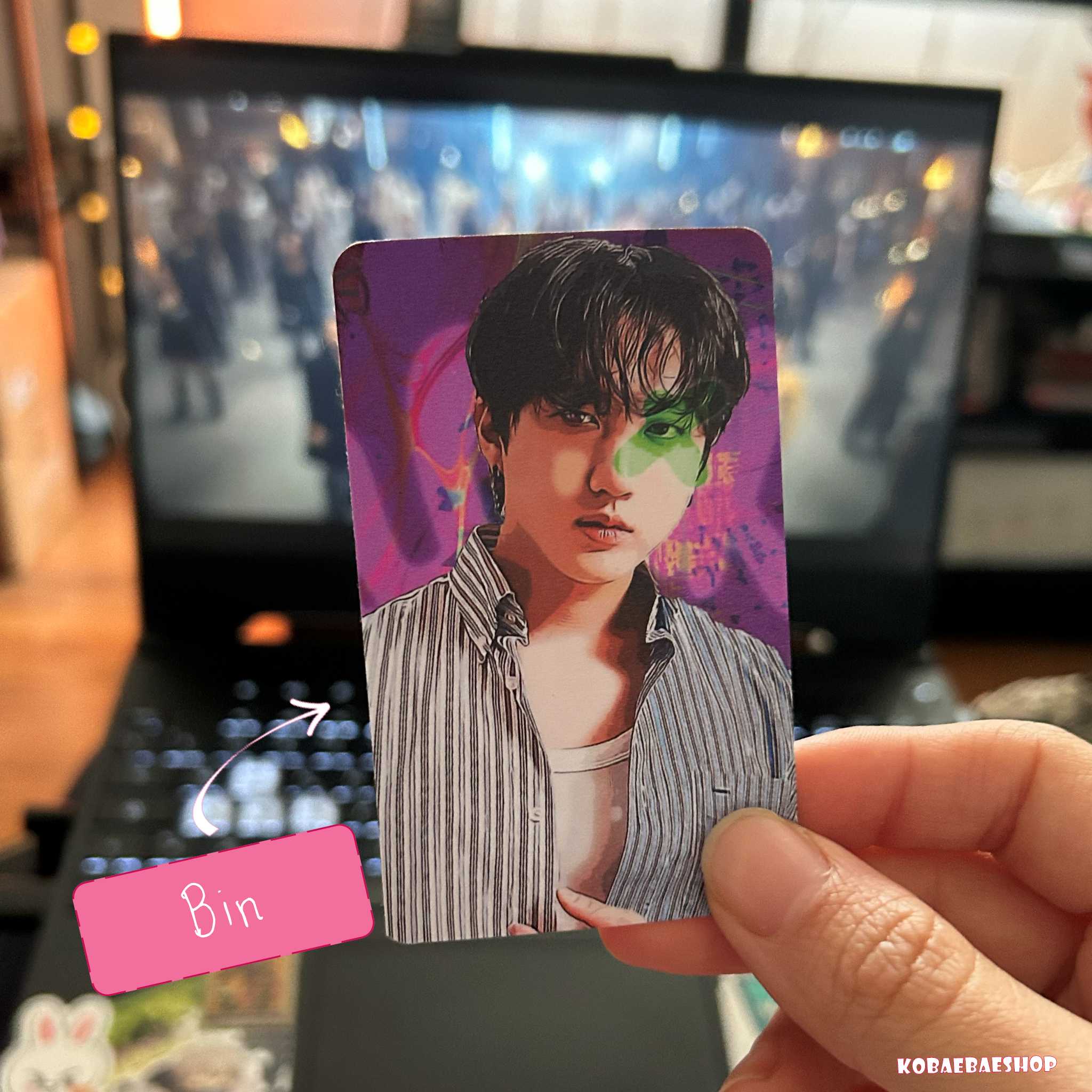 Skz - Arcane vibes  handmade photocards kpop inspired - Holo set