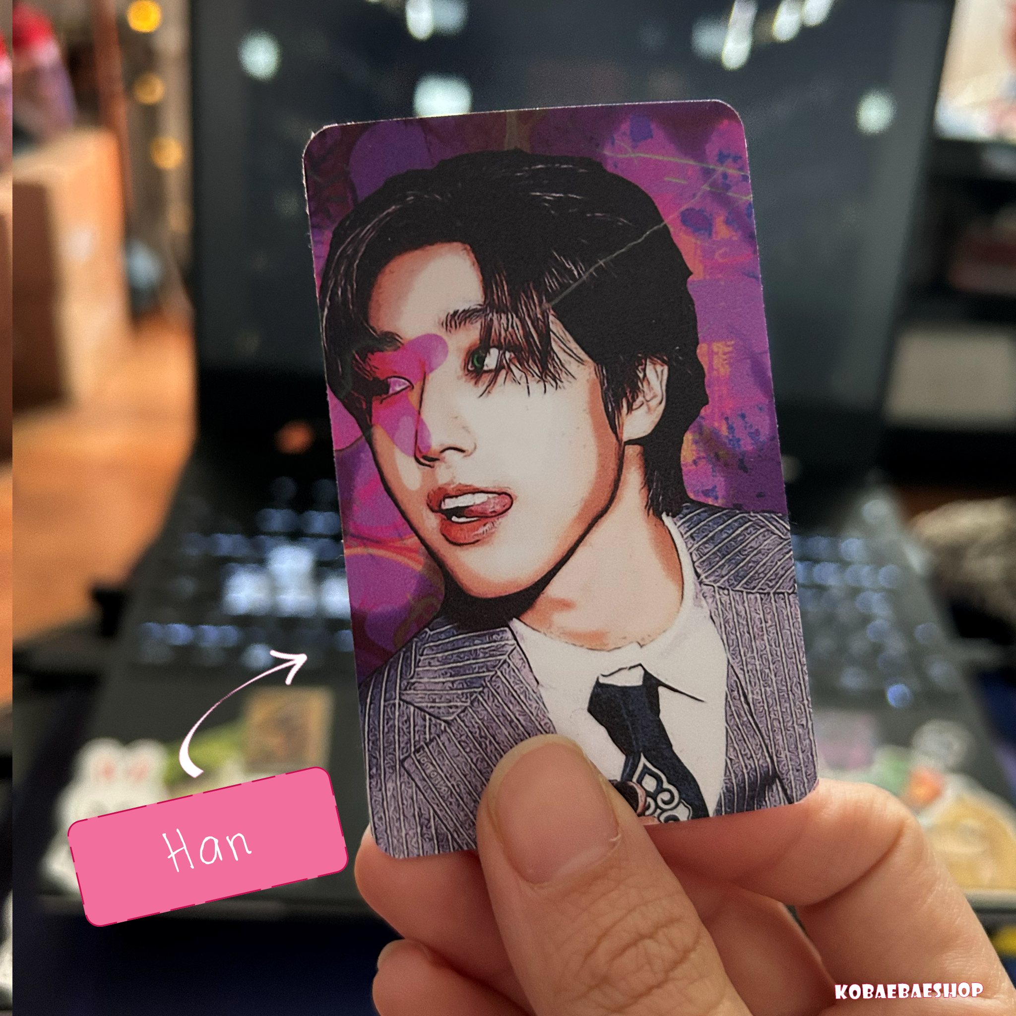 Skz - Arcane vibes  handmade photocards kpop inspired - Holo set