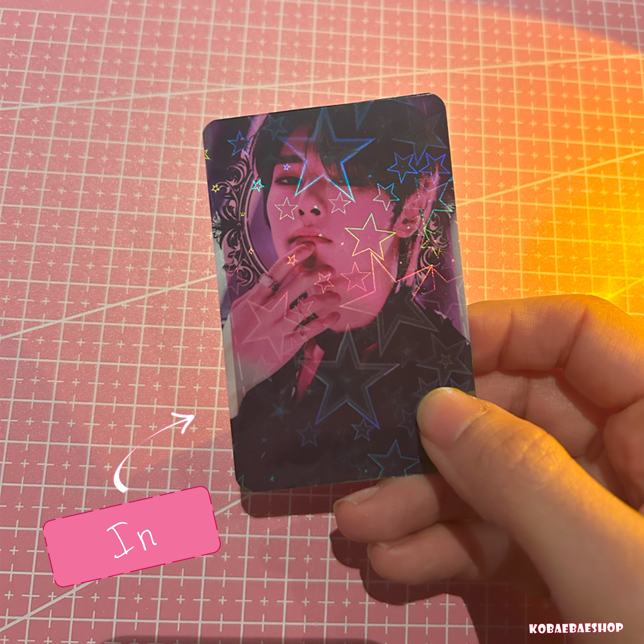 Skz - Dome Handmade photocards kpop inspired - holographic Bias Set 1