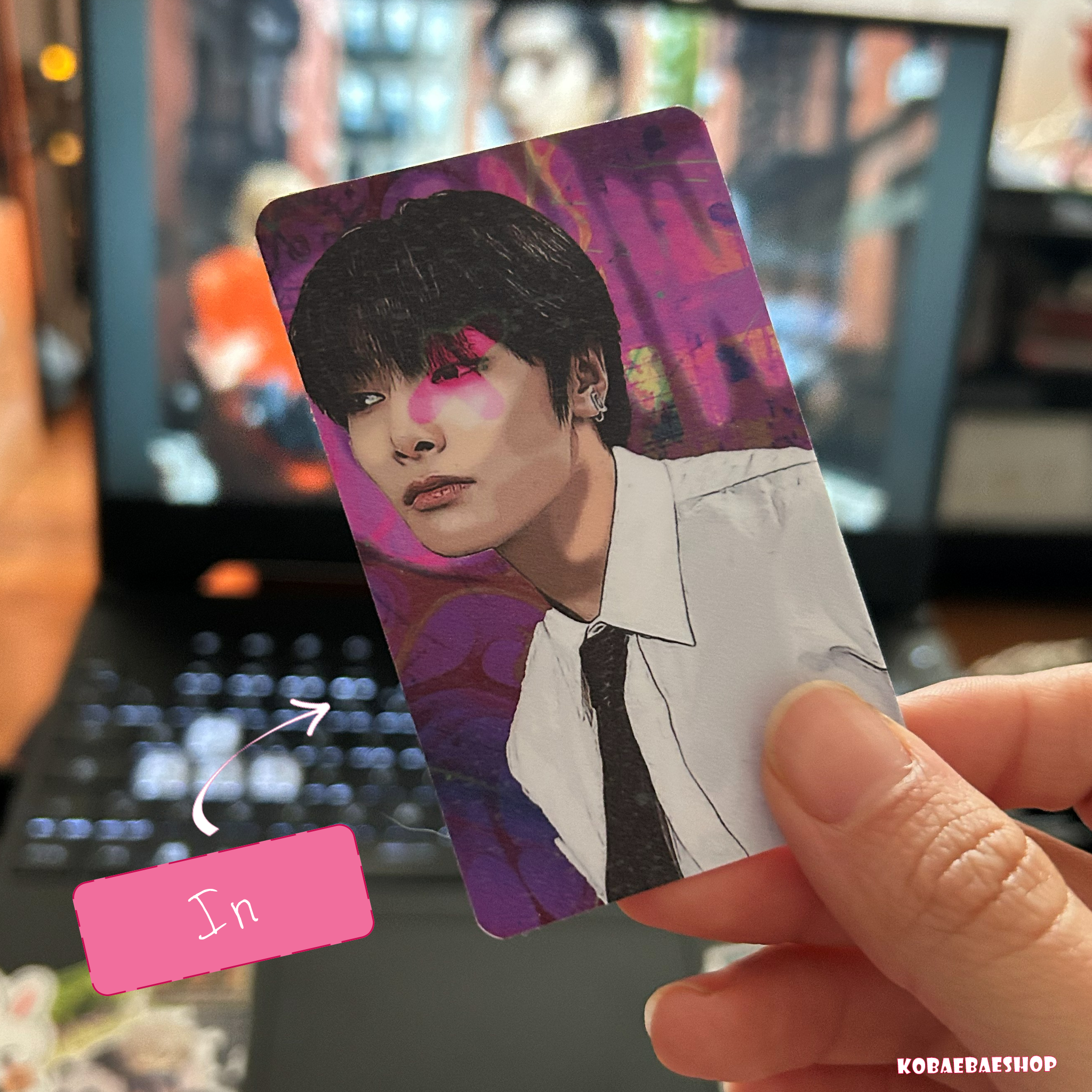 Skz - Arcane vibes  handmade photocards kpop inspired - Holo set