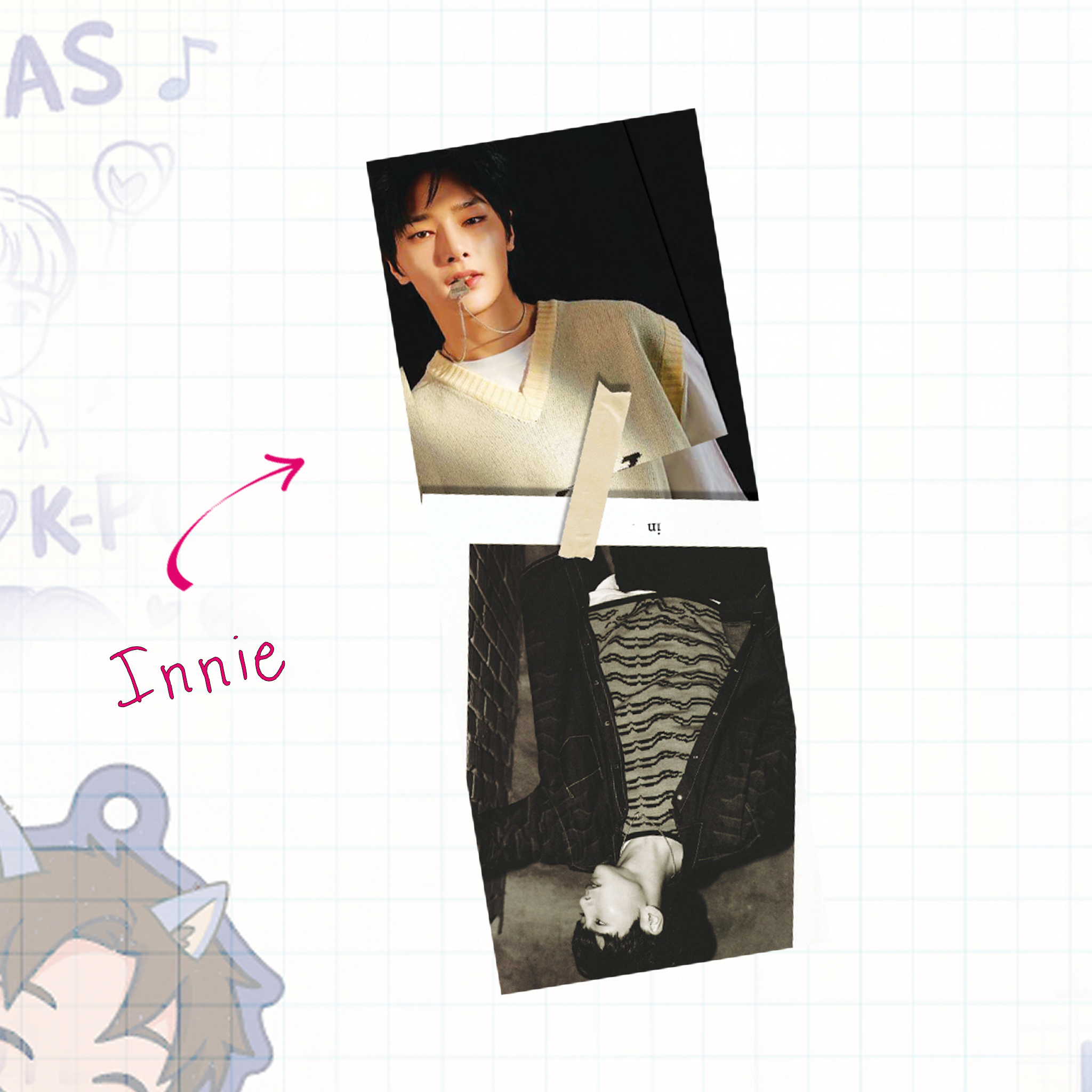 Skz -  Handmade Edit Bookmarks inspired Kpop | double side - set 5