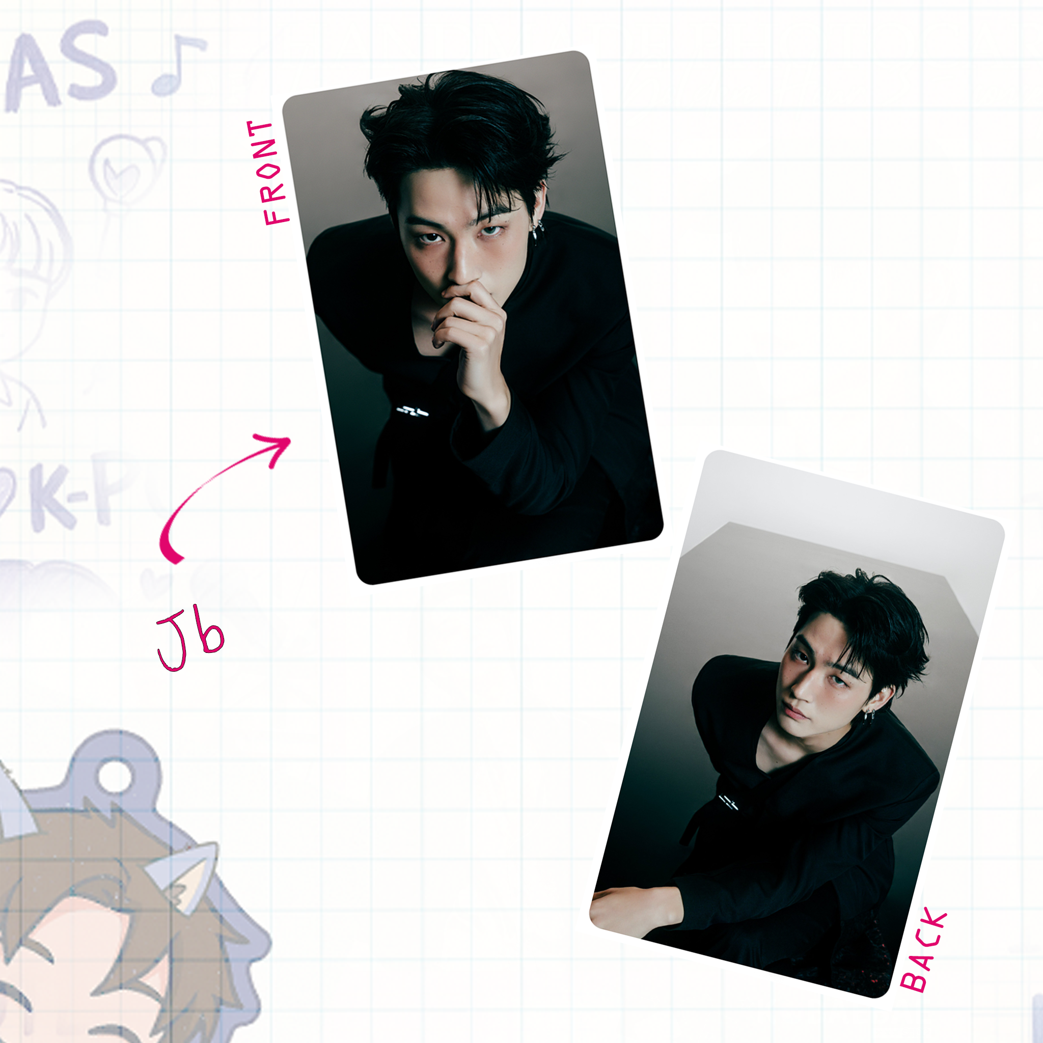 GotSev - Ot7 handmade photocards kpop inspired - Winter Hept. - Wint concept
