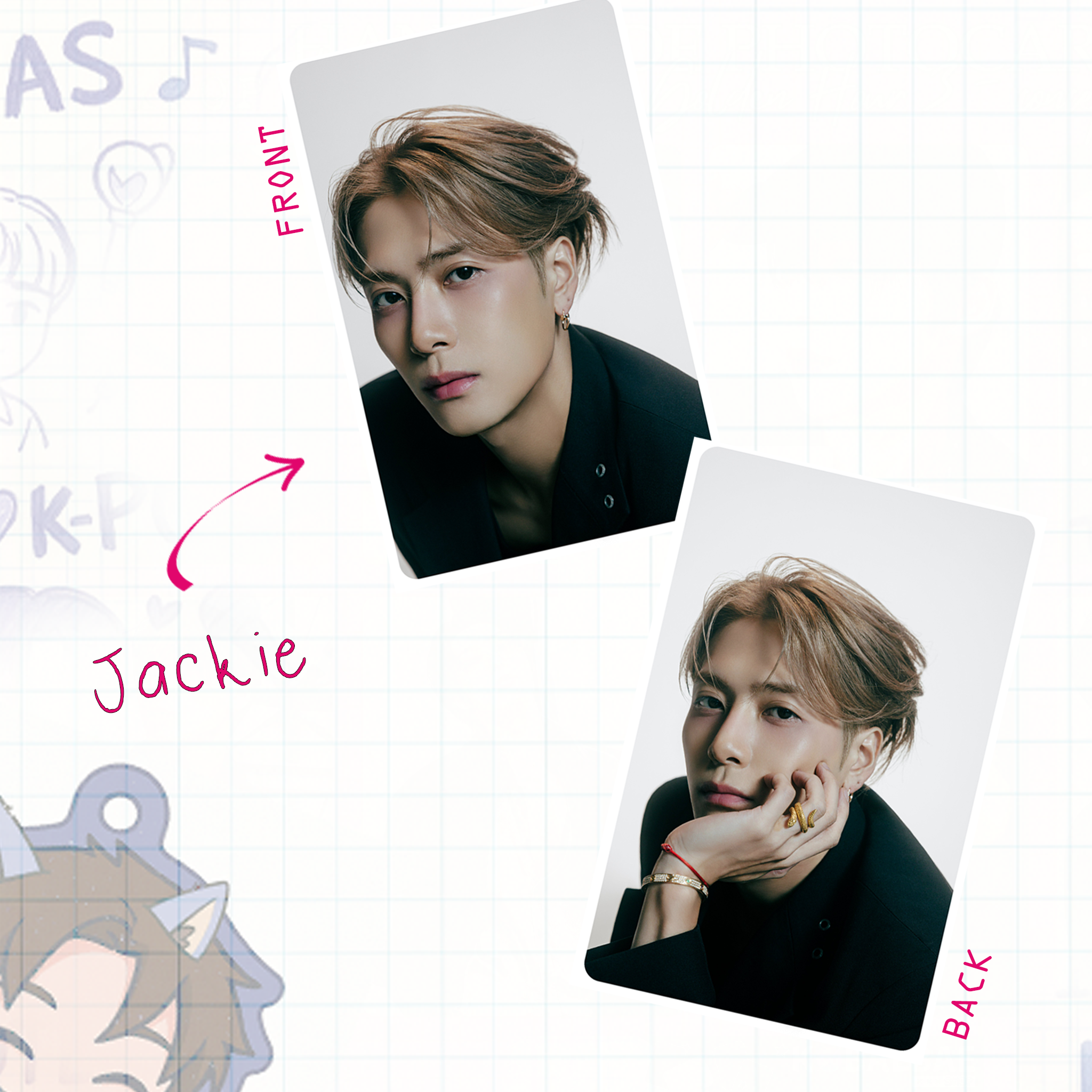GotSev - Ot7 handmade photocards kpop inspired - Winter Hept. - Wint concept