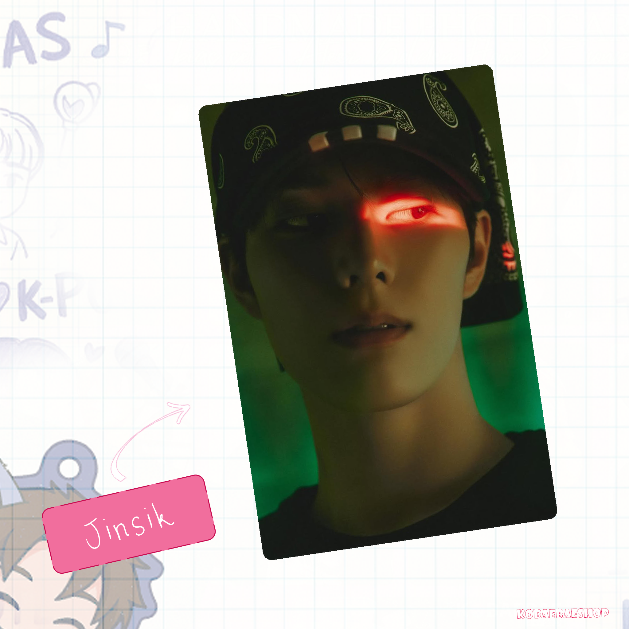 Xikers - OT10 Hiker handmade photocards - bias set 1