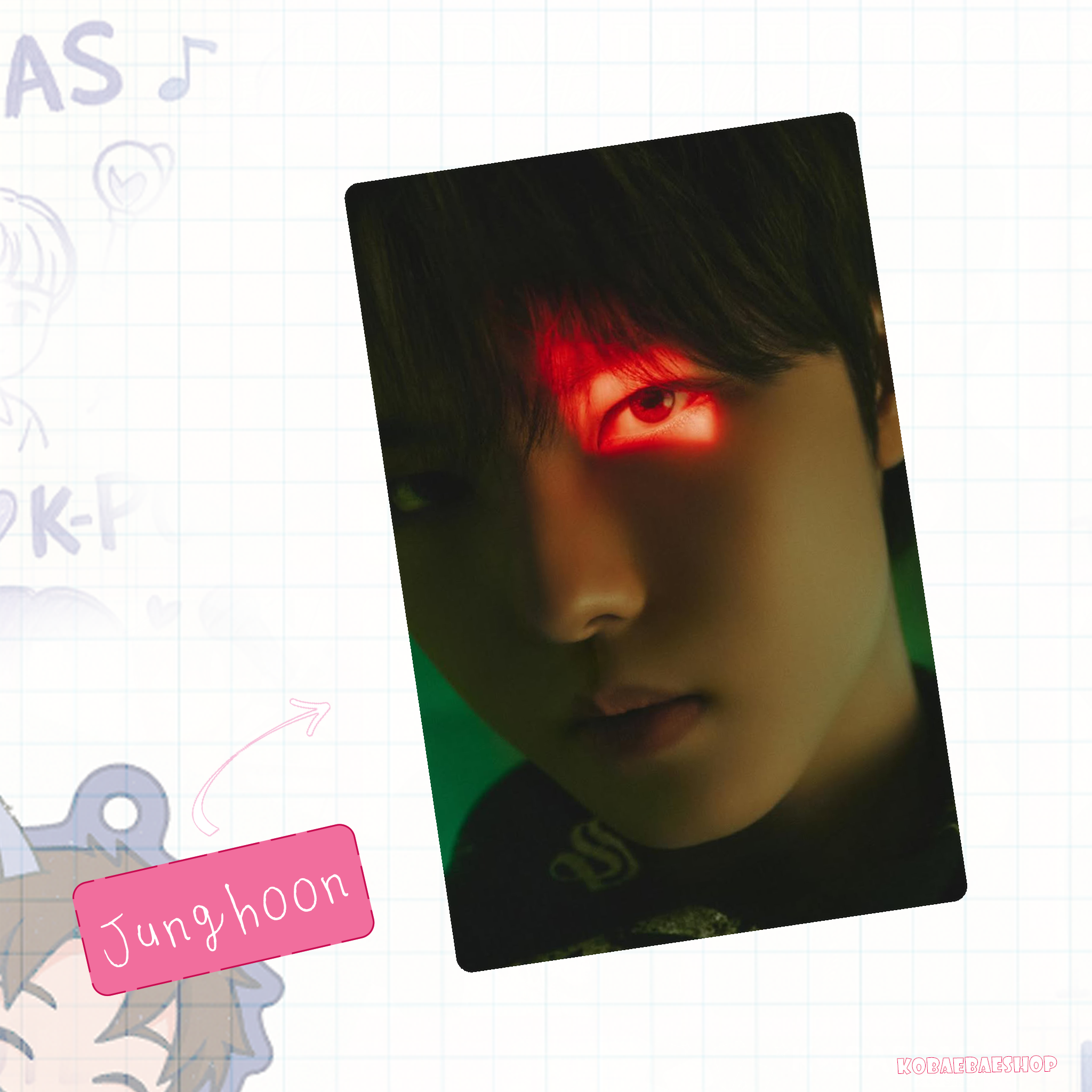 Xikers - OT10 Hiker handmade photocards - bias set 1