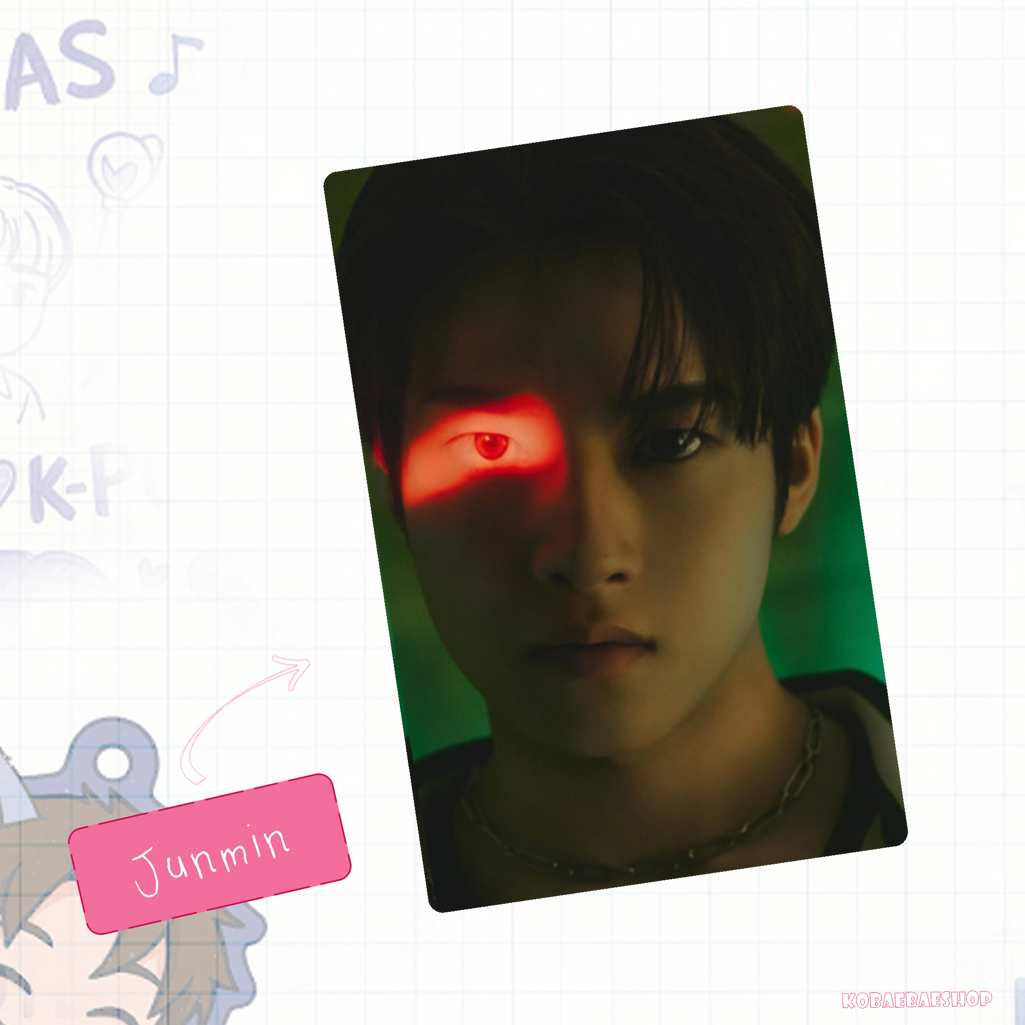 Xikers - OT10 Hiker handmade photocards - bias set 1