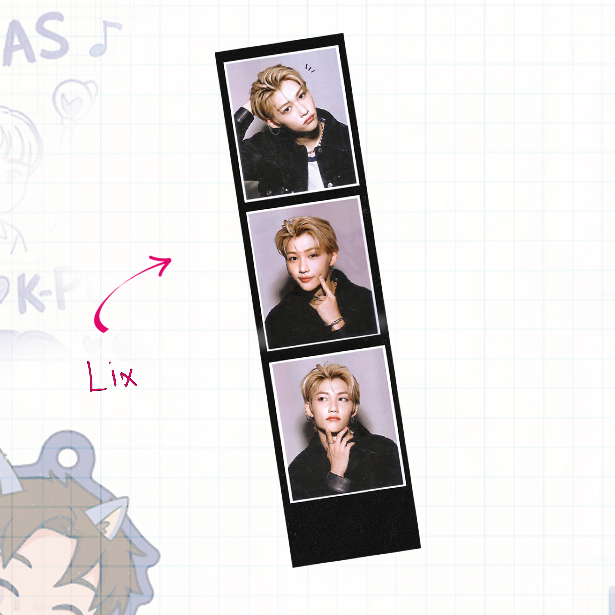 Skz - Handmade filmstrips set 4 - editing strip - bias ot8