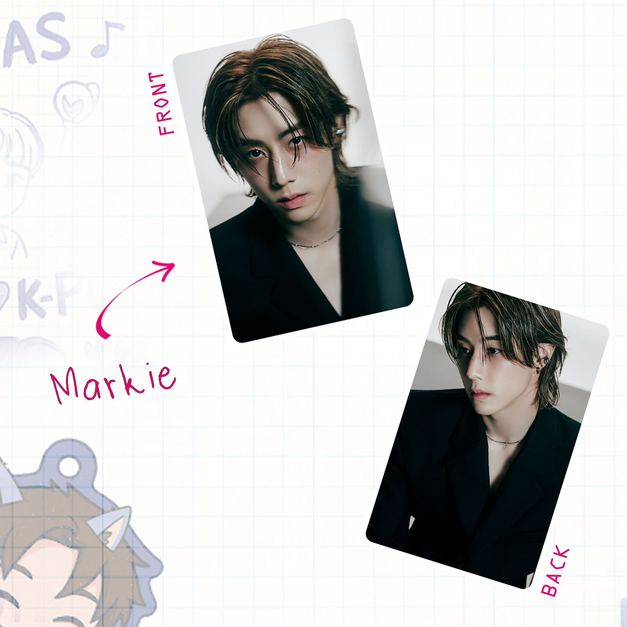 GotSev - Ot7 handmade photocards kpop inspired - Winter Hept. - Wint concept