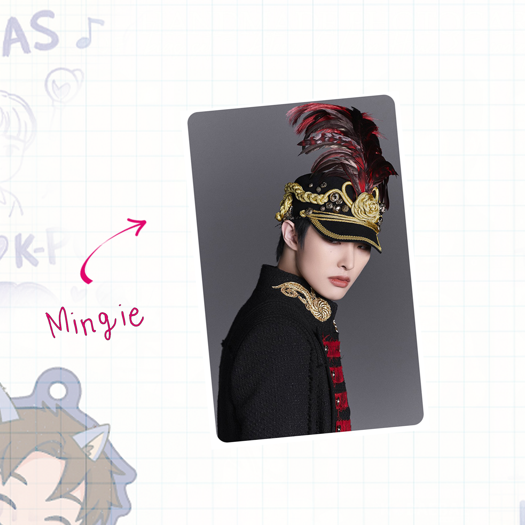 Atz - 1883 Mgz. handmade photocards kpop inspired - Ot8 set