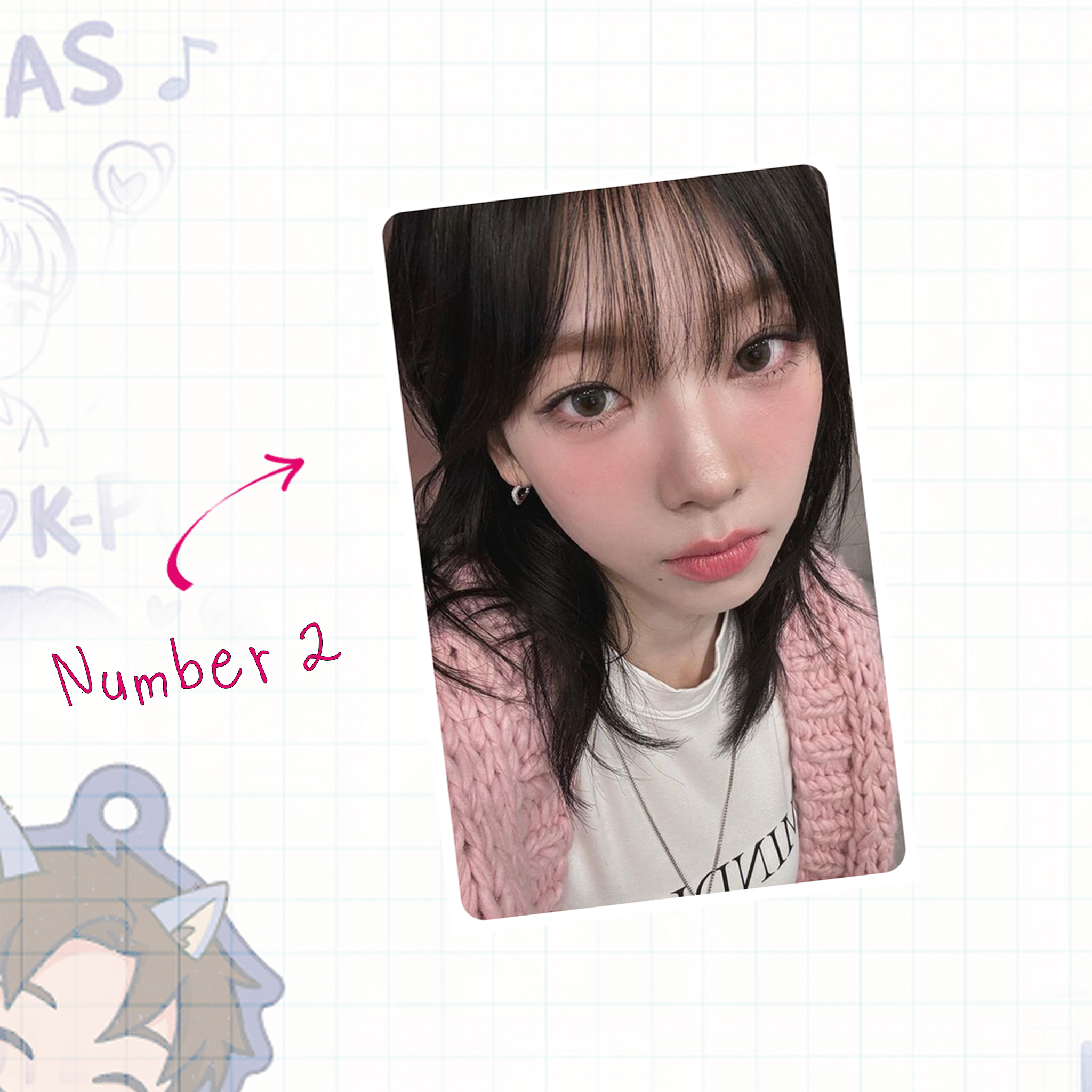 Aesp - Rina handmade photocards kpop inspired - Set 1