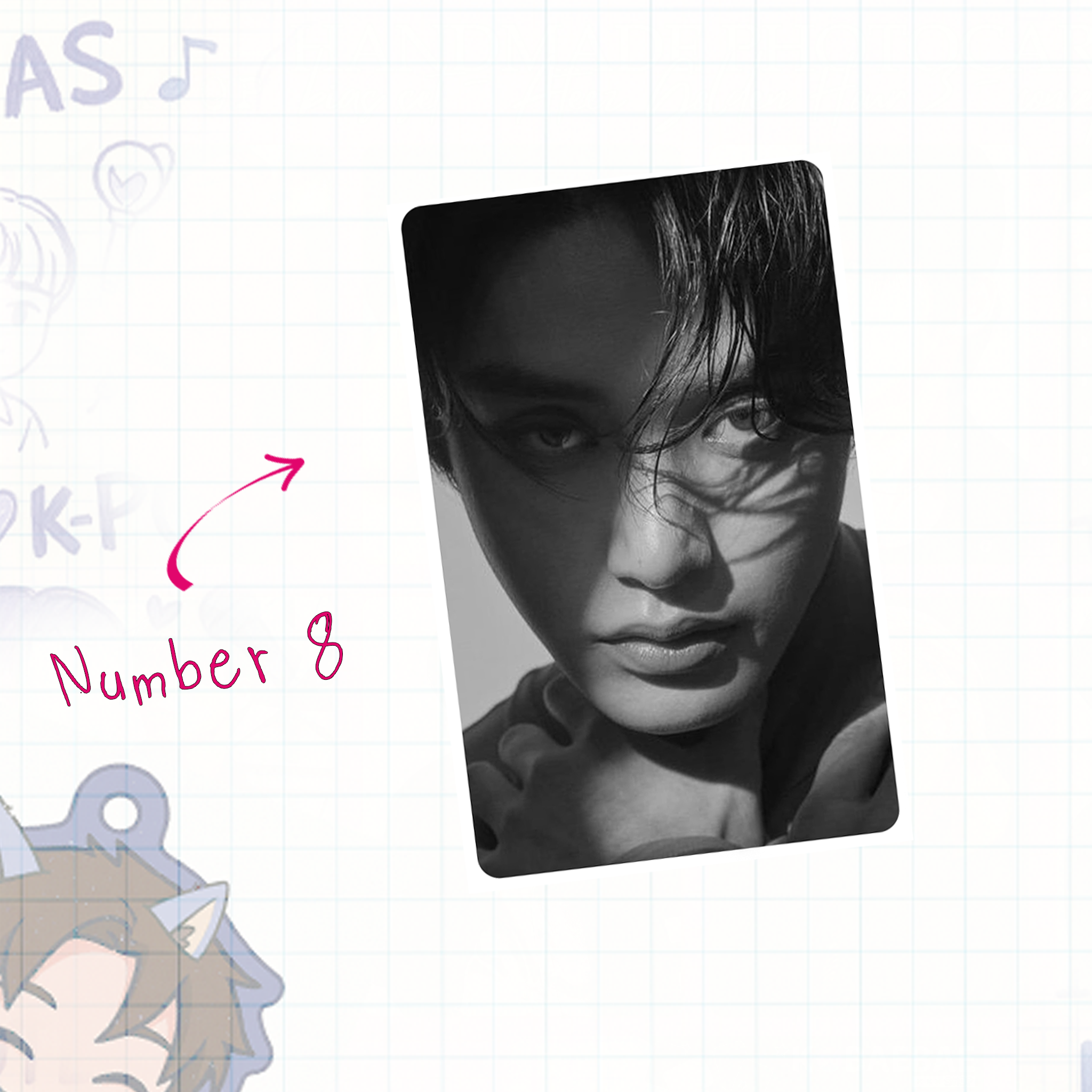 Zb1 - Jiwoo Handmade photocards kpop inspired - Bias Set 1