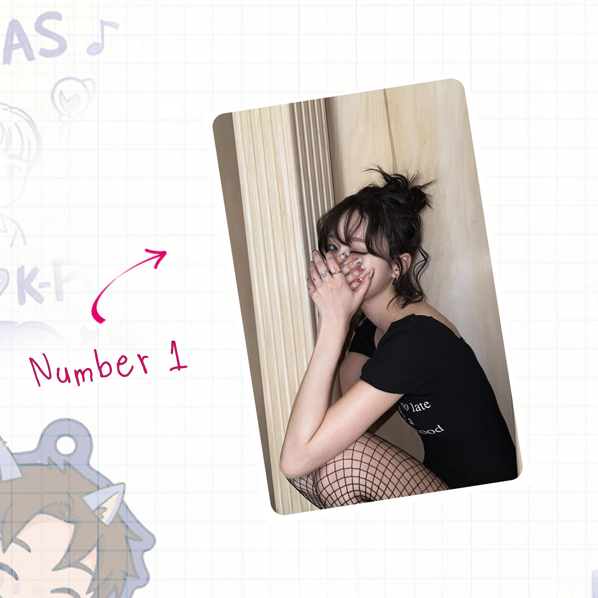 Aesp - Winnie handmade photocards kpop inspired - Set 1