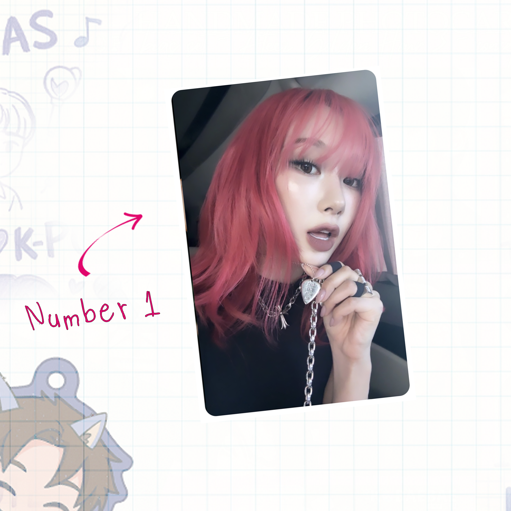 Aesp - Gigi handmade photocards kpop inspired - Set 1