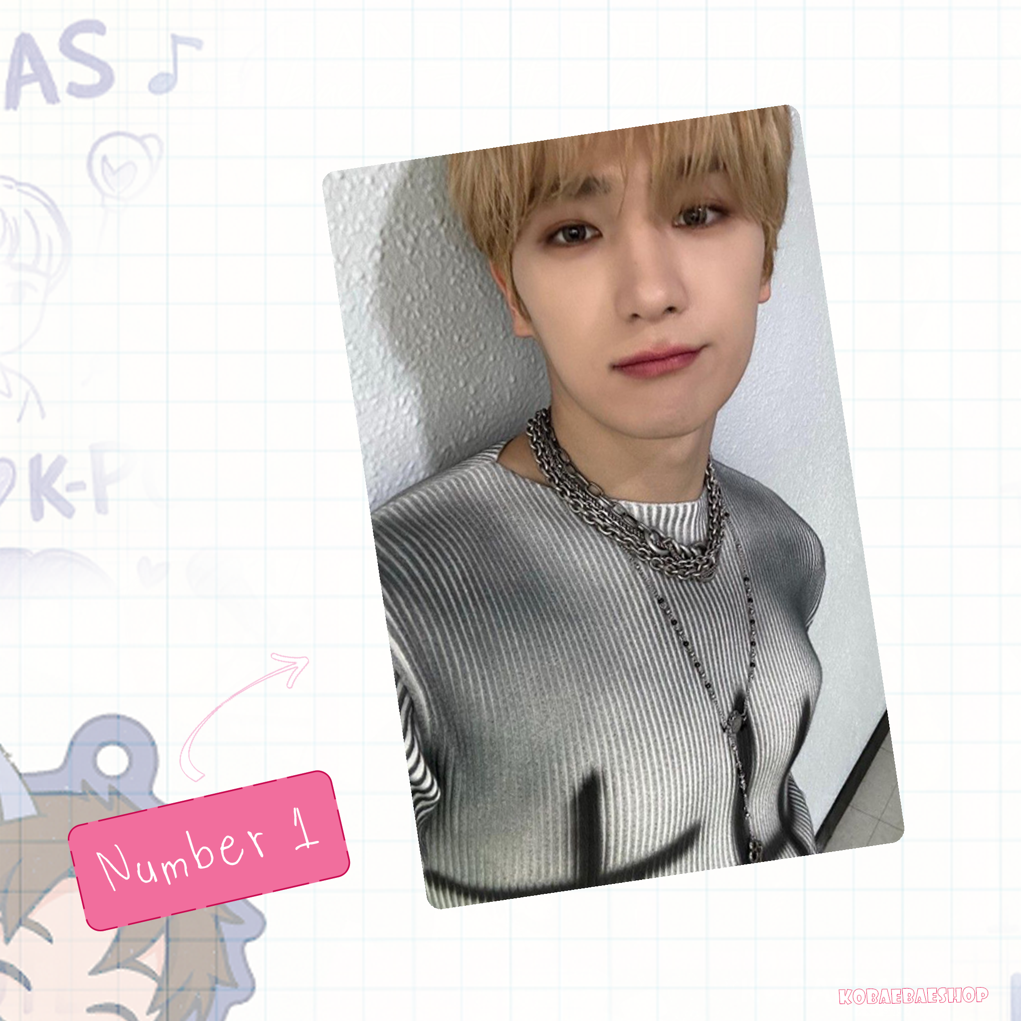 The Boyz - Hyunjae handmade photocards kpop inspired - Set 1