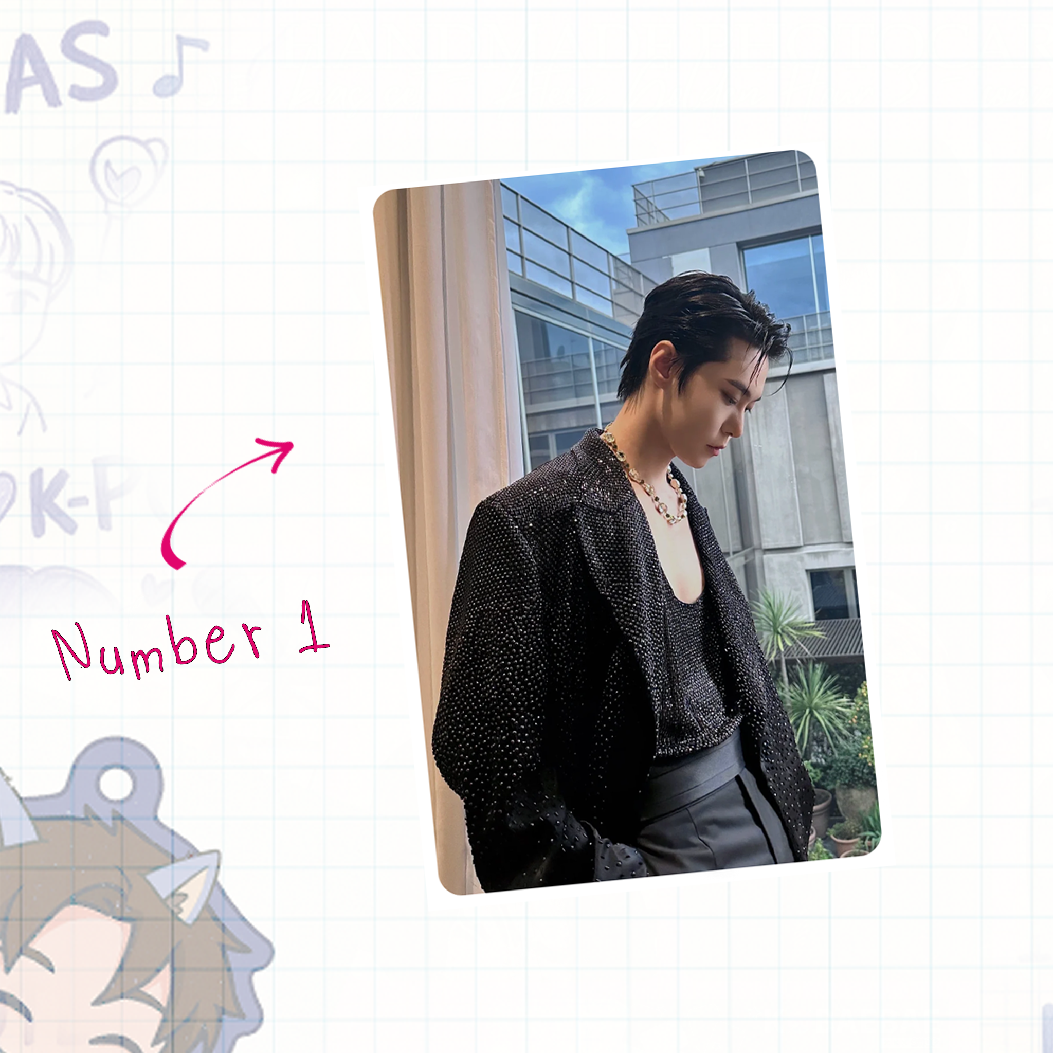 NeoUnit -  Doyo handmade photocards kpop inspired - Set 1