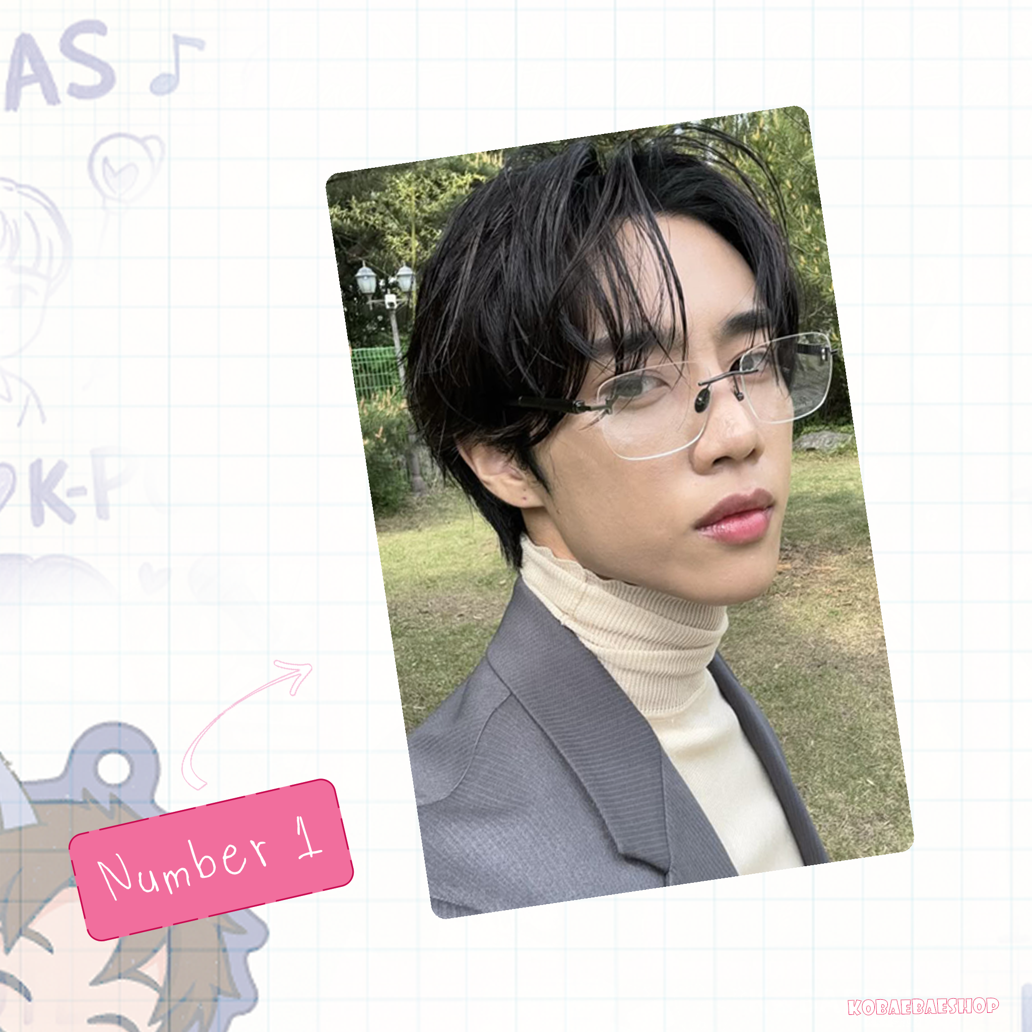 The Boyz - Sunwoo handmade photocards kpop inspired - Set 1