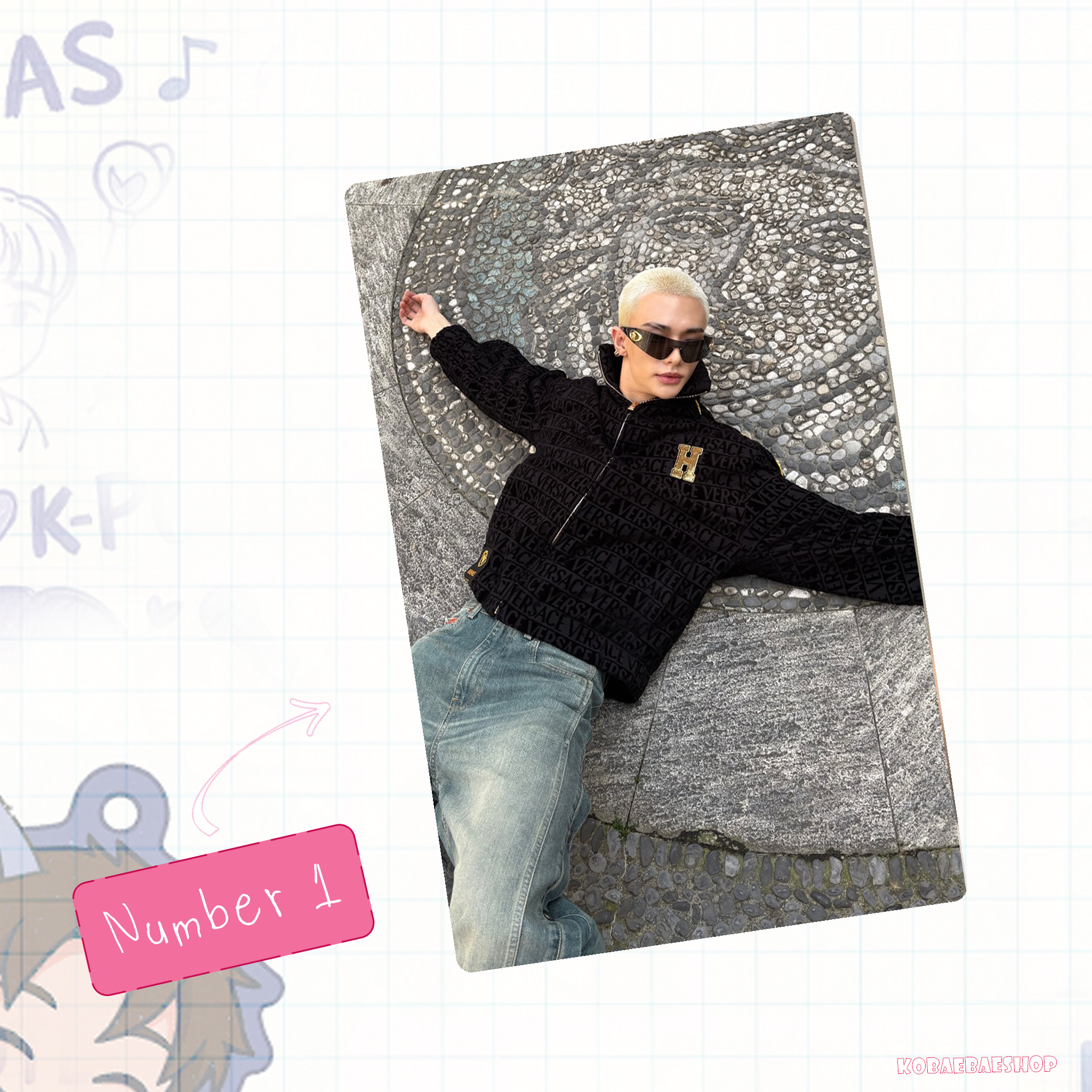 Skz - Hyune handmade photocards kpop inspired - Set 2