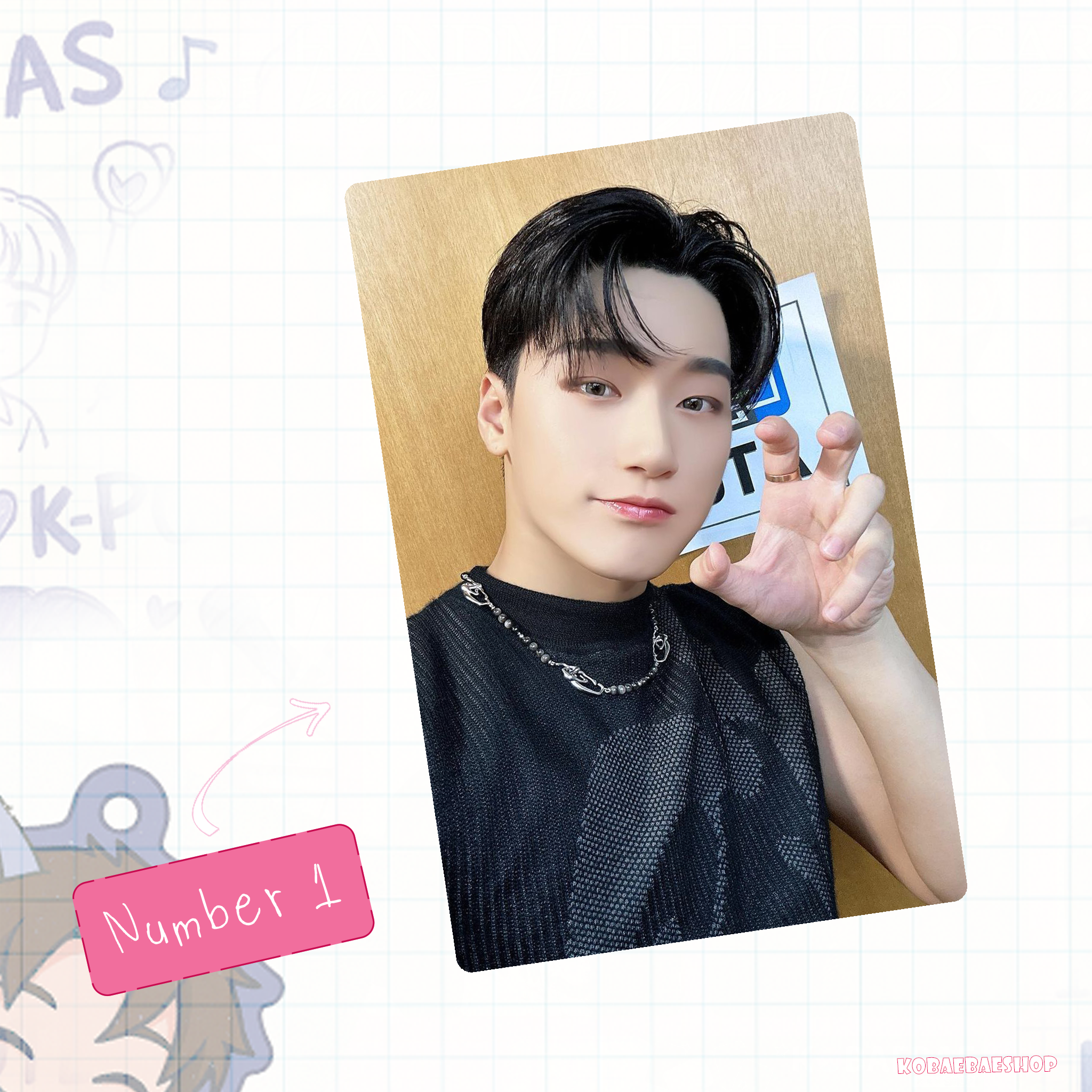 Atz - San Handmade photocards kpop inspired - Bias Set 2
