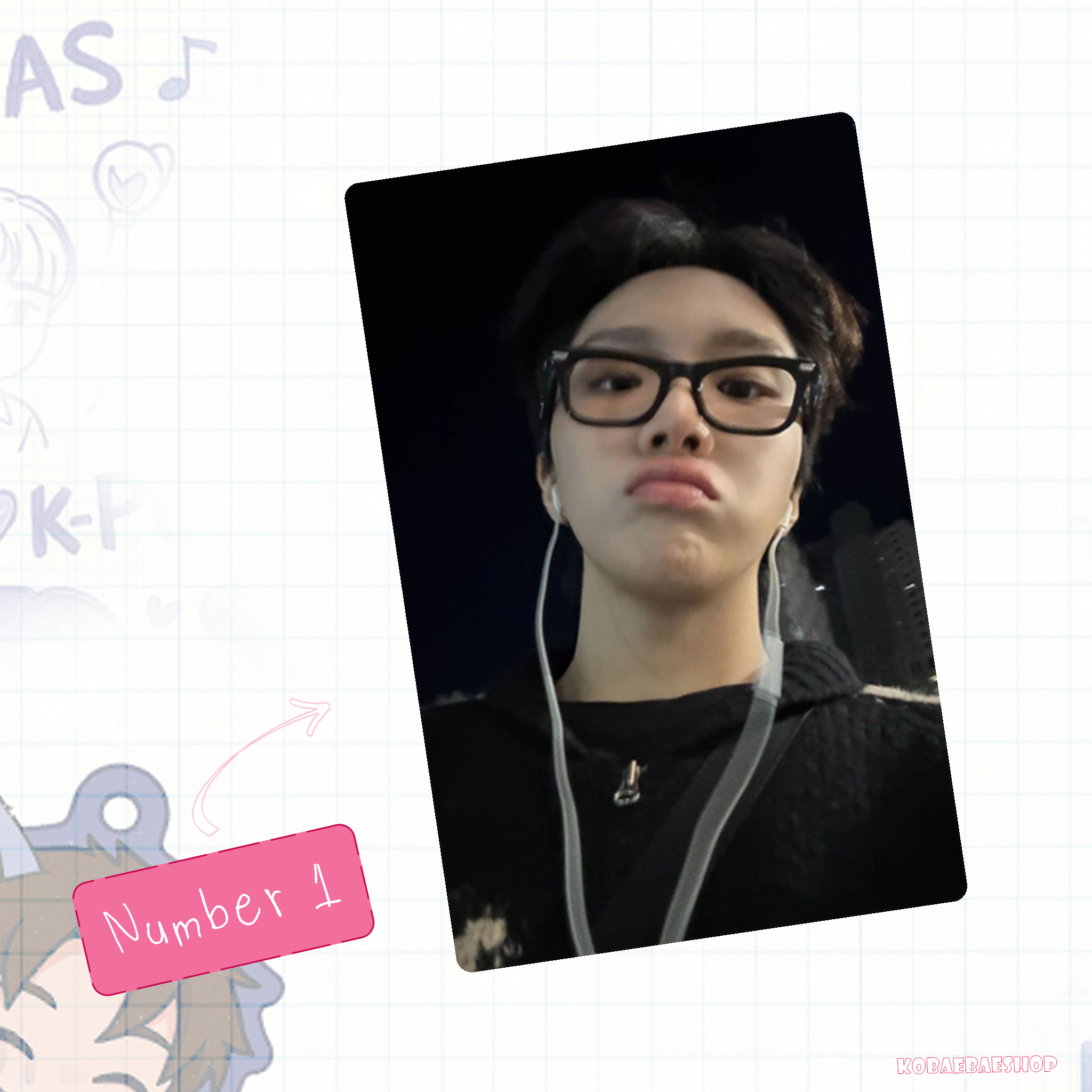 Boynextdoor - Woonhak handmade photocards kpop inspired - Set 1
