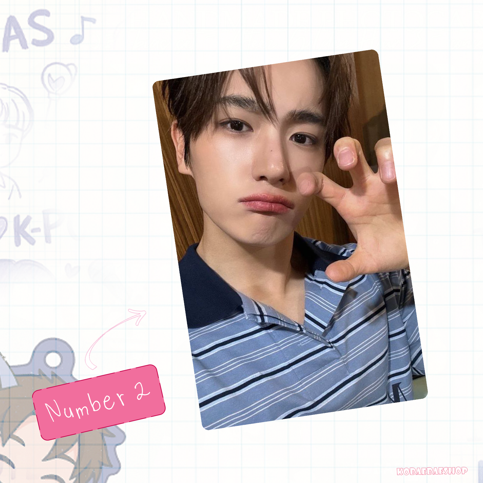 The Boyz - Hyunjae handmade photocards kpop inspired - Set 1
