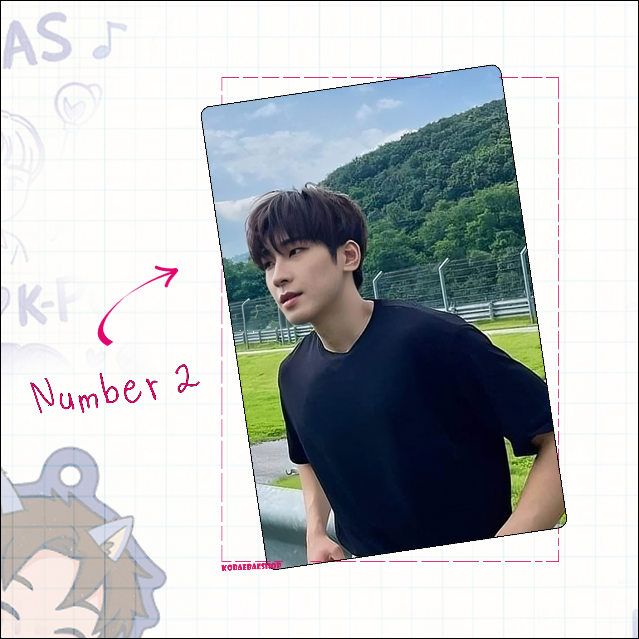 Svt - Wonwoo Handmade photocards kpop inspired - Bias Set 1