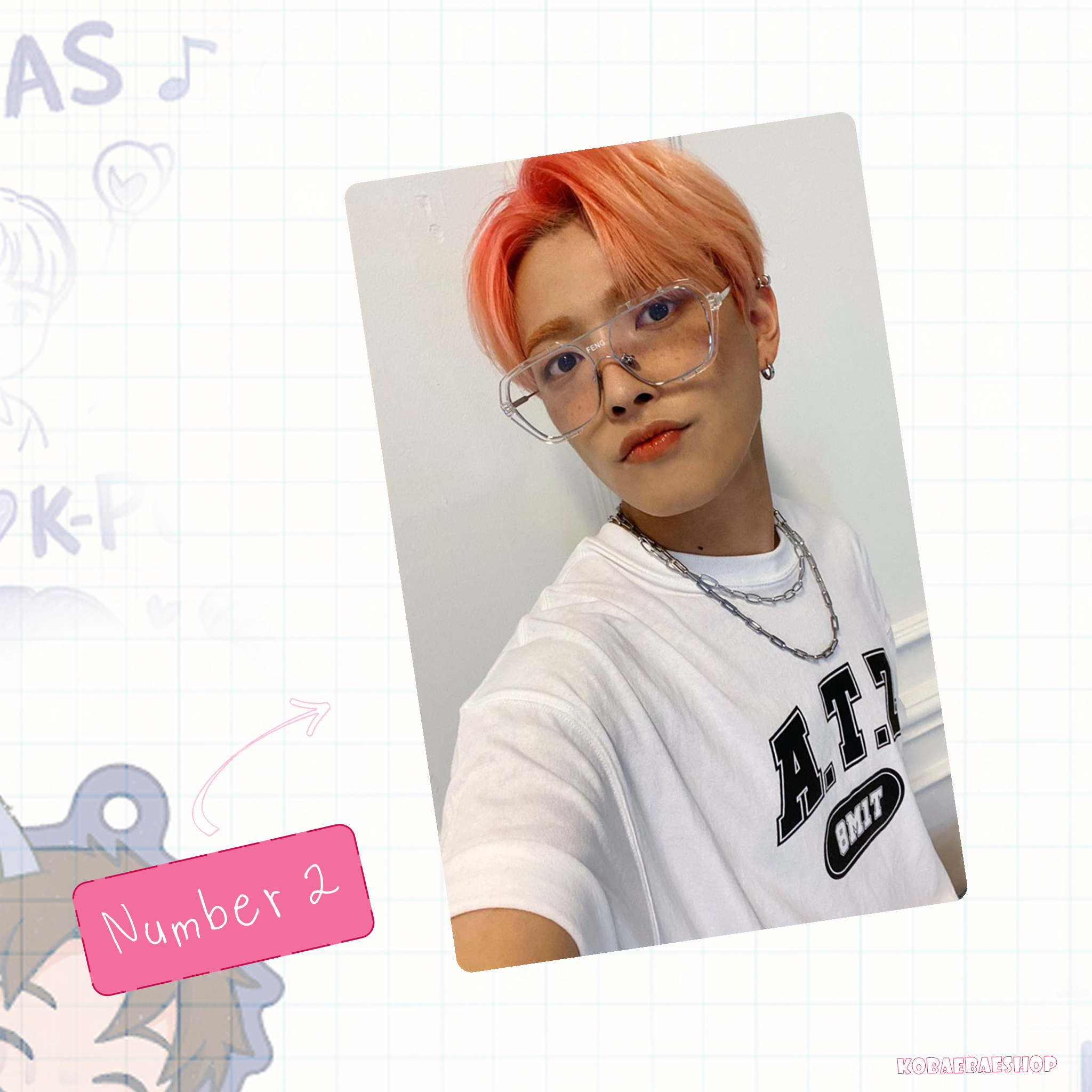 Atz - Joong Handmade photocards kpop inspired - Bias Set 2