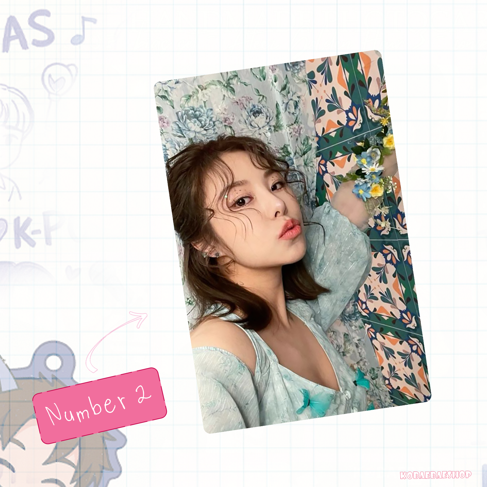Mamoo - Wheein handmade photocards kpop inspired - Set 1
