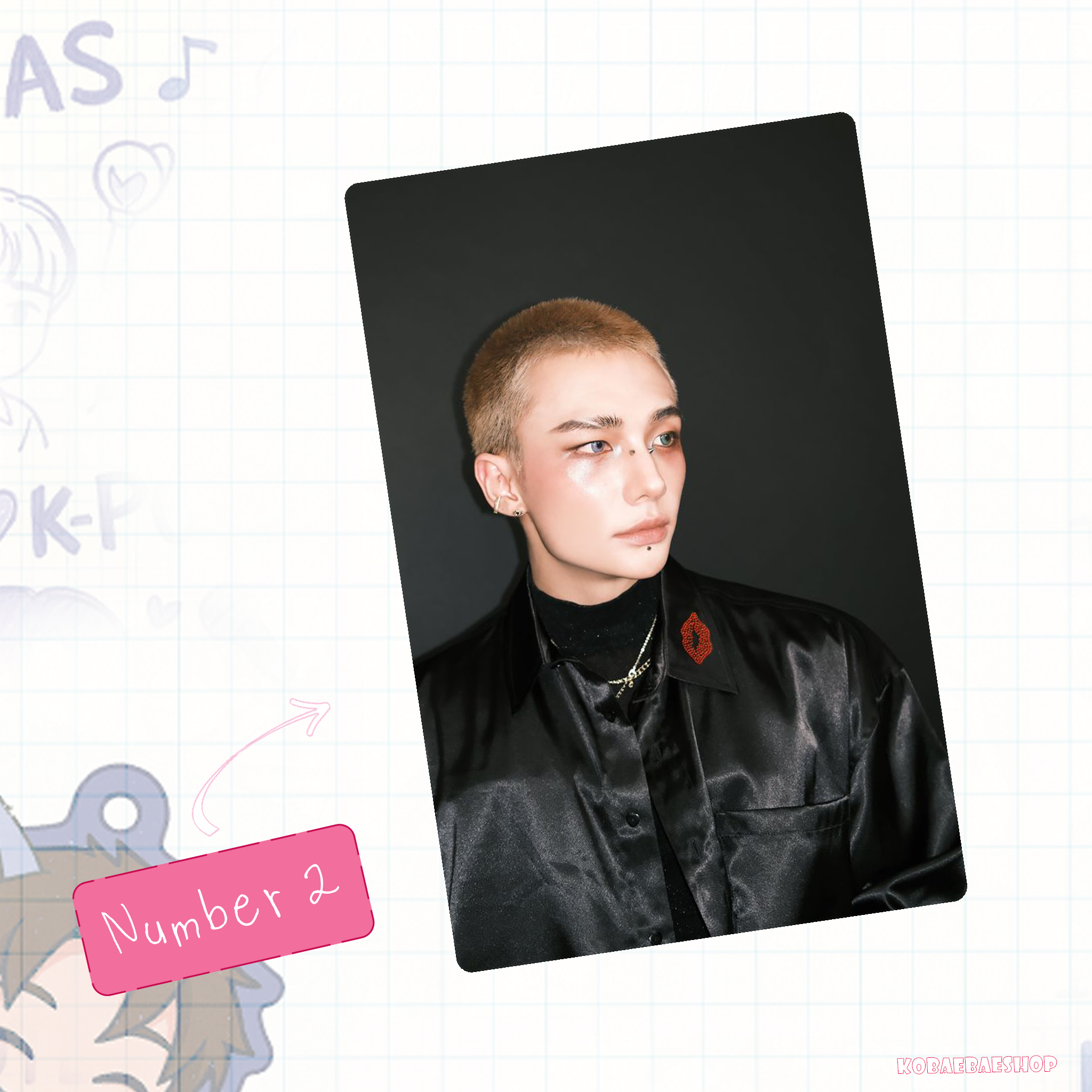 Skz - Hyune handmade photocards kpop inspired - Set 2