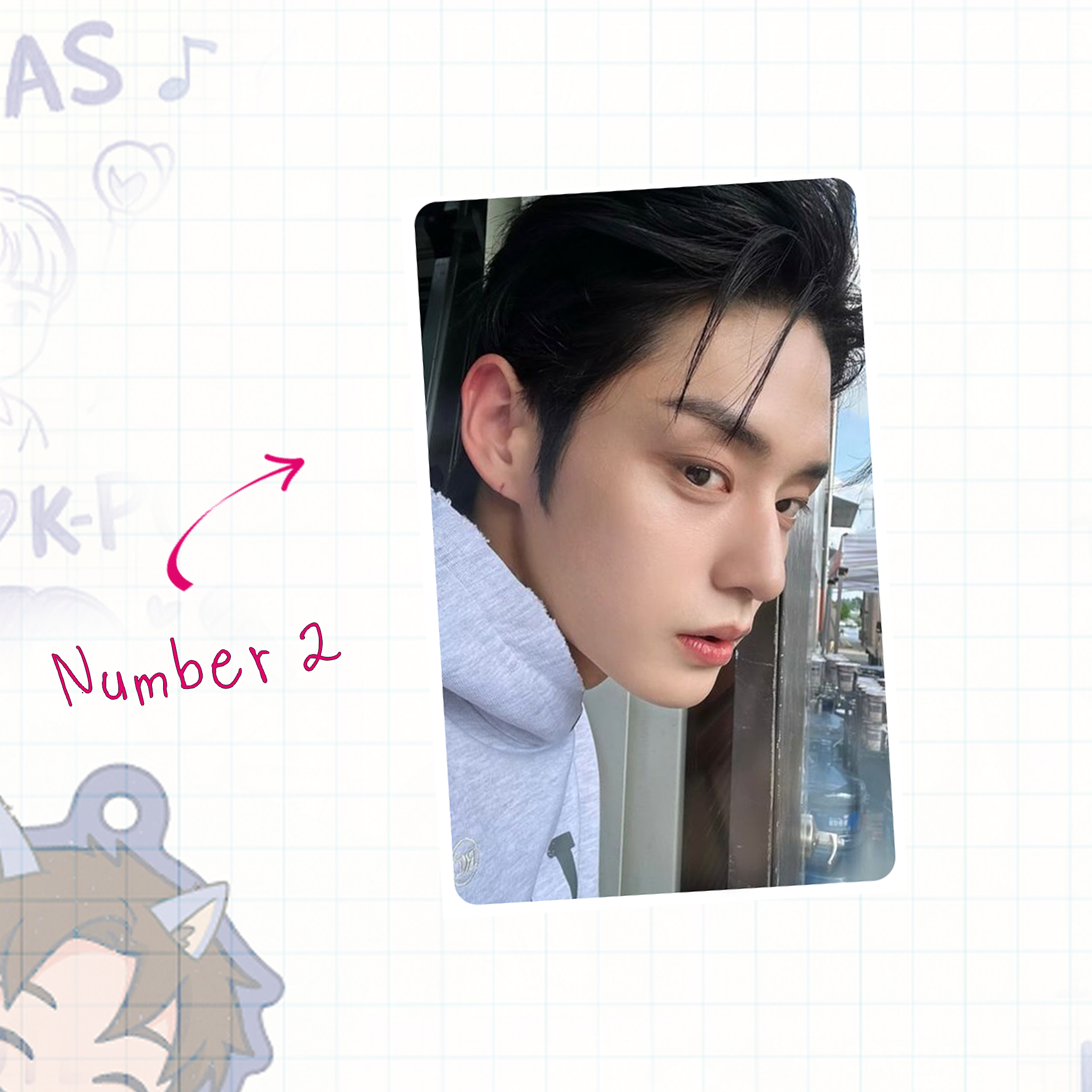 Zb1 - Jiwoo Handmade photocards kpop inspired - Bias Set 1