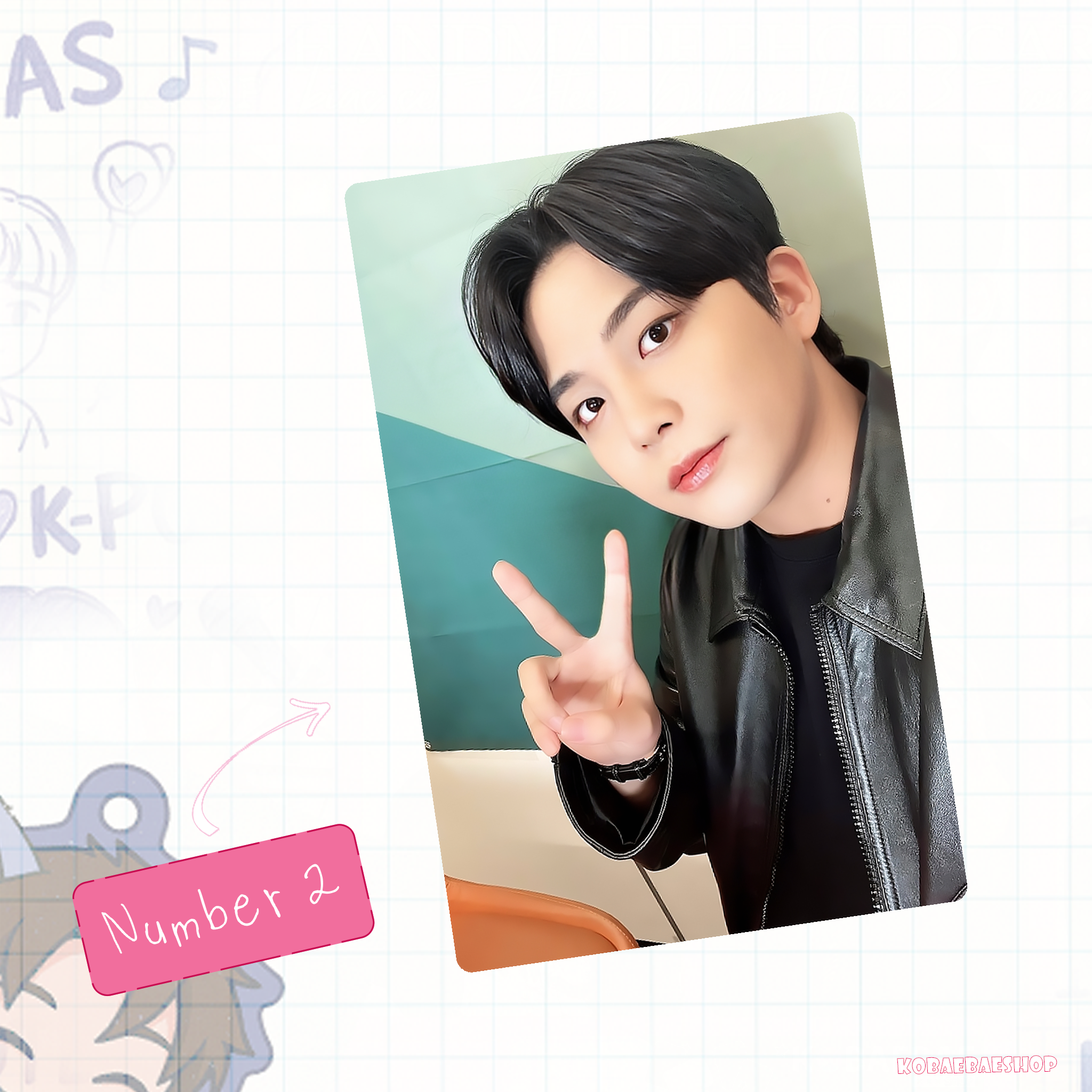 Atz - Jongh Handmade photocards kpop inspired - Bias Set 2
