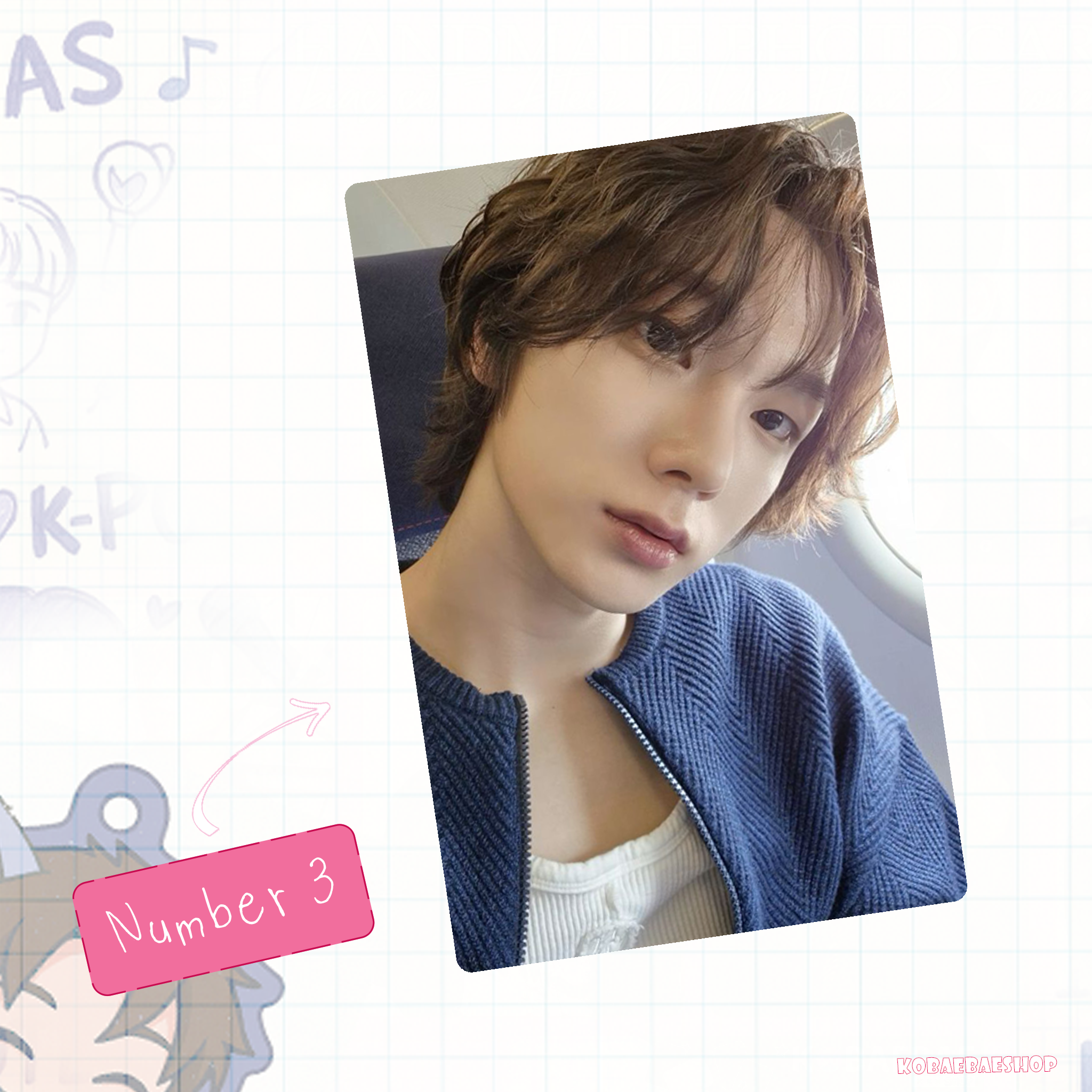 Boynextdoor - Sungho handmade photocards kpop inspired - Set 1