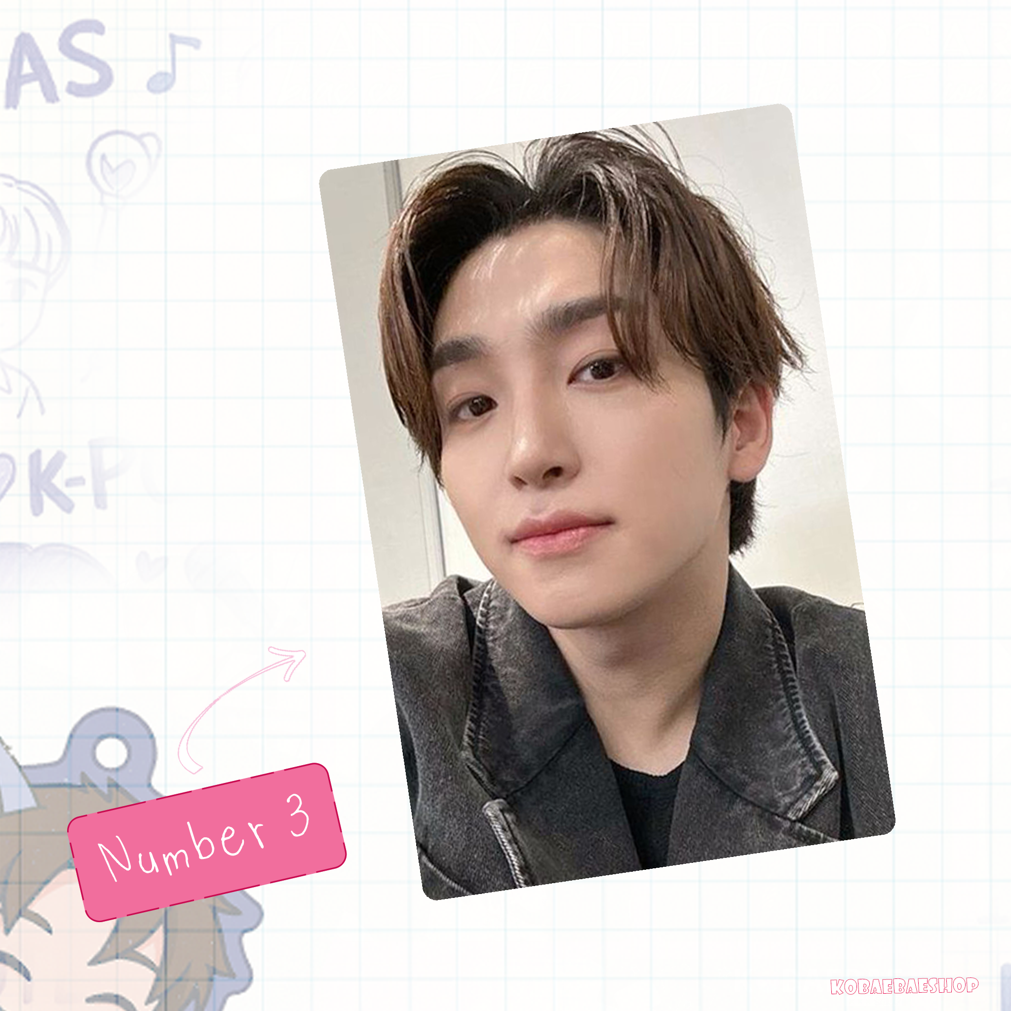 The Boyz - Sangyeon handmade photocards kpop inspired - Set 1