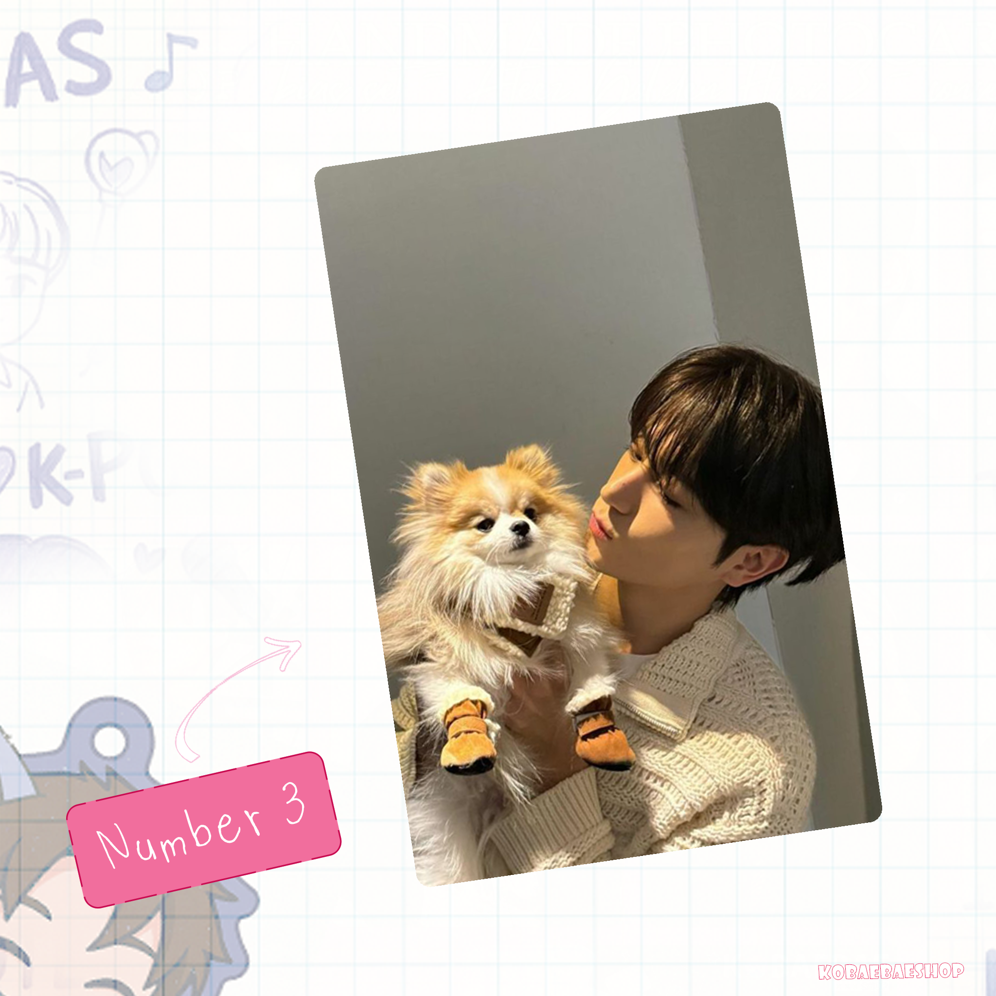 The Boyz - Hyunjae handmade photocards kpop inspired - Set 1