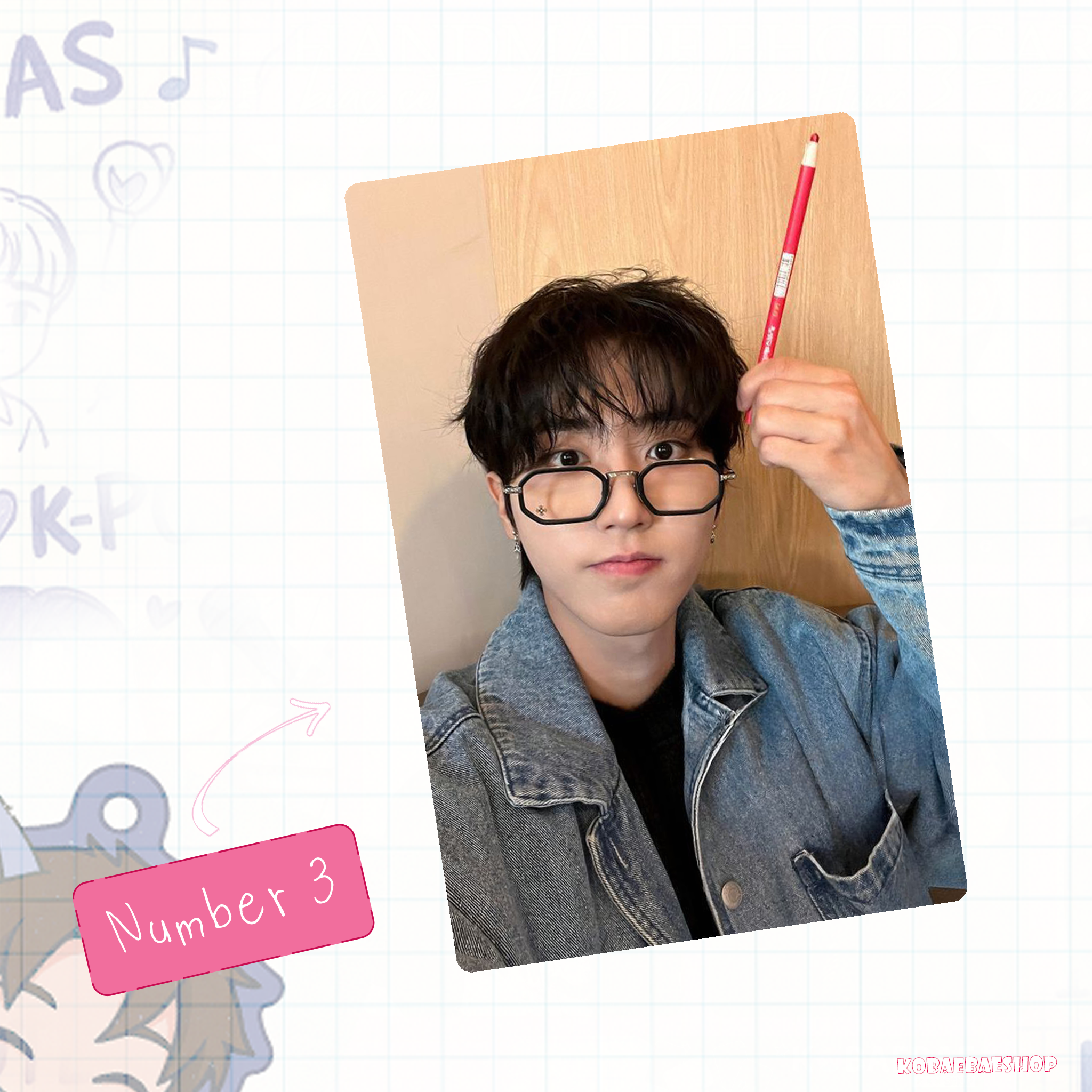 Skz - Han handmade photocards kpop inspired - Set 2