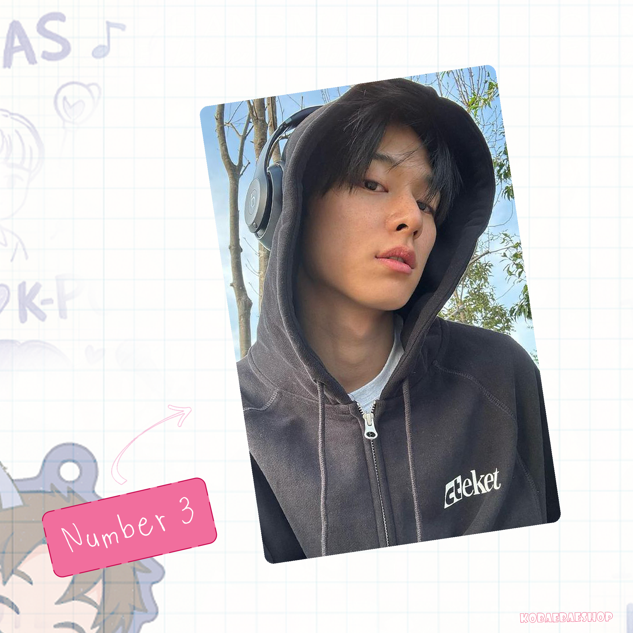 The Boyz - Juyeo handmade photocards kpop inspired - Set 1