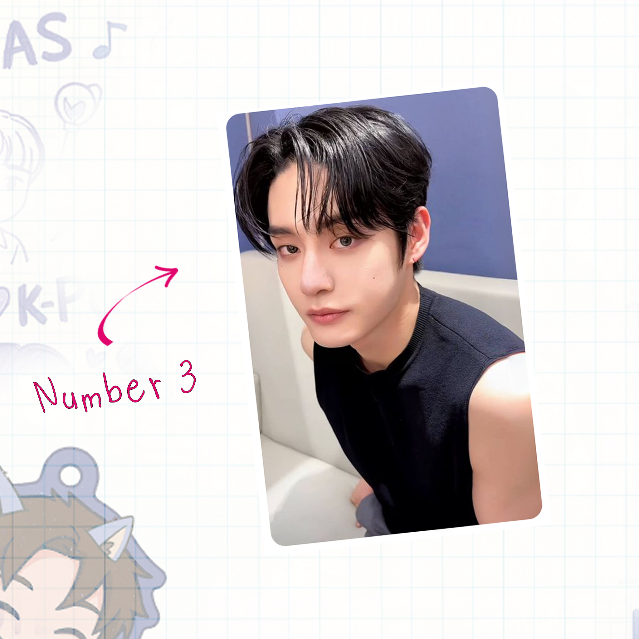 Zb1 - Jiwoo Handmade photocards kpop inspired - Bias Set 1