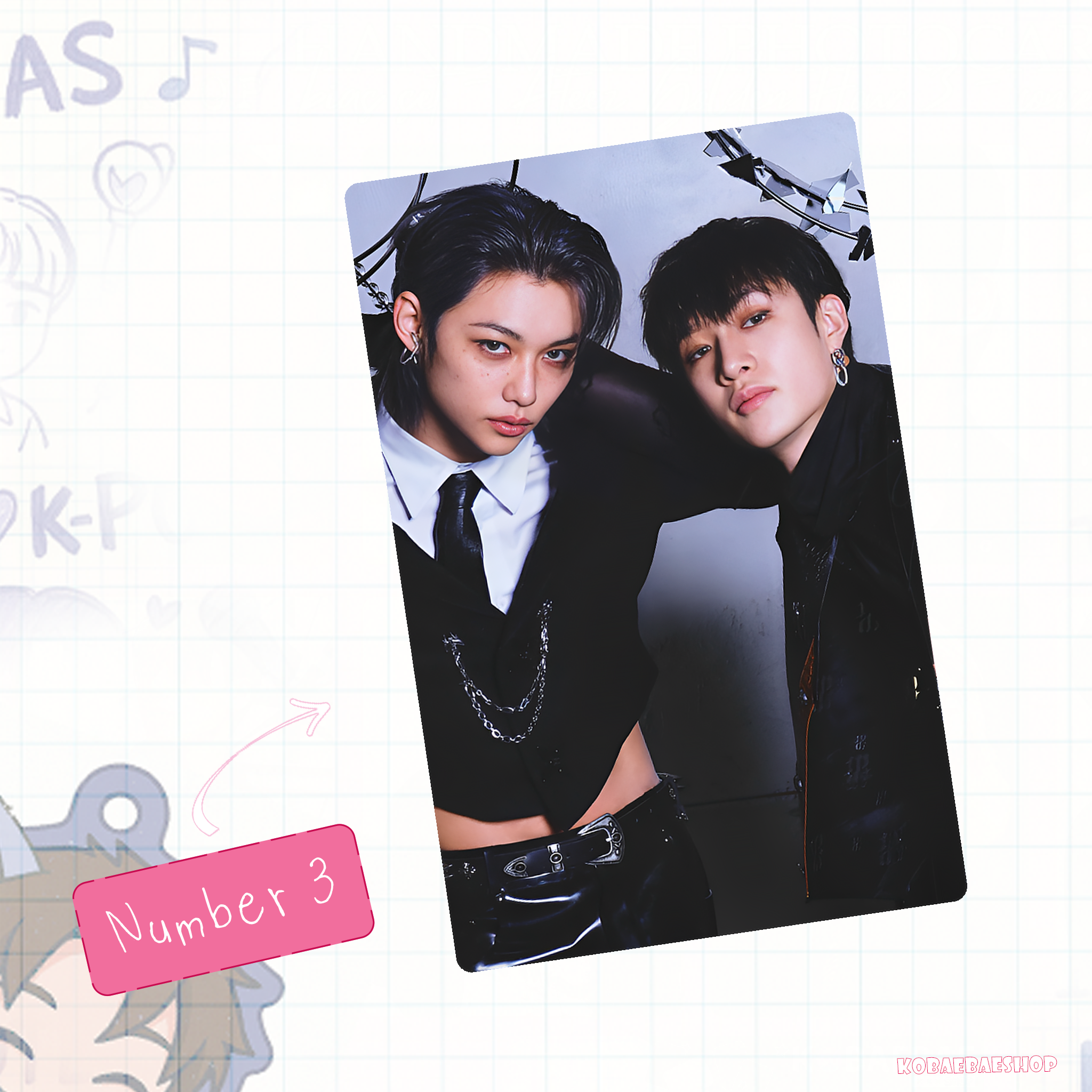 Skz - FiveStar Handmade photocards kpop inspired - Bias Set 1