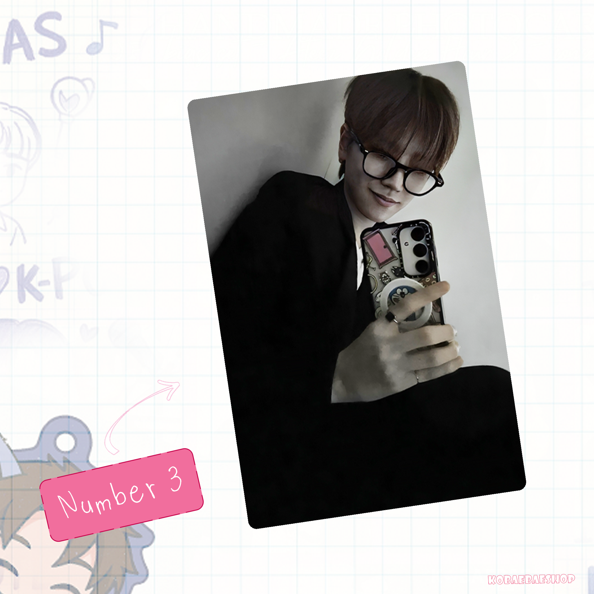 Boynextdoor - Riwoo handmade photocards kpop inspired - Set 1