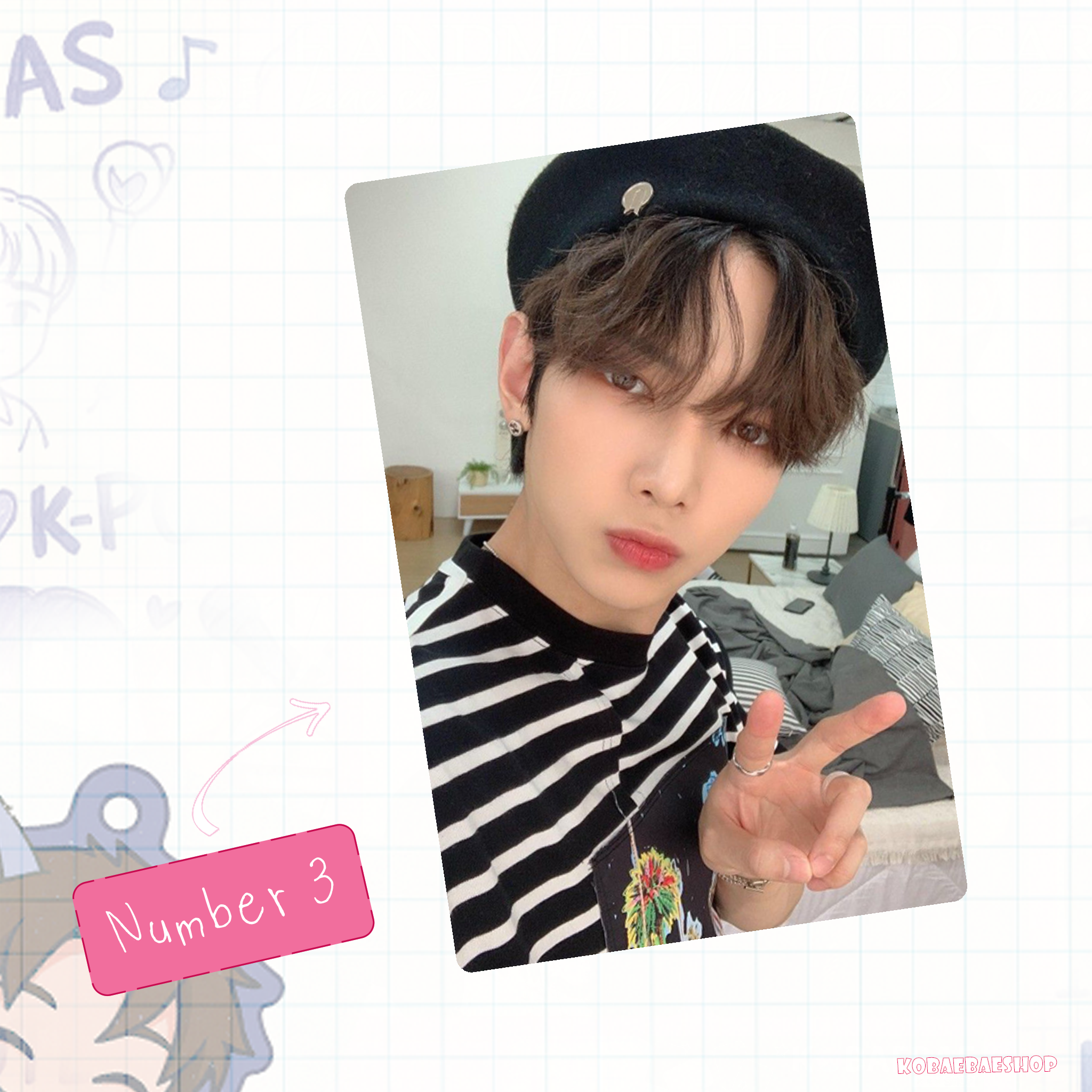 Atz - Yeo Handmade photocards kpop inspired - Bias Set 2