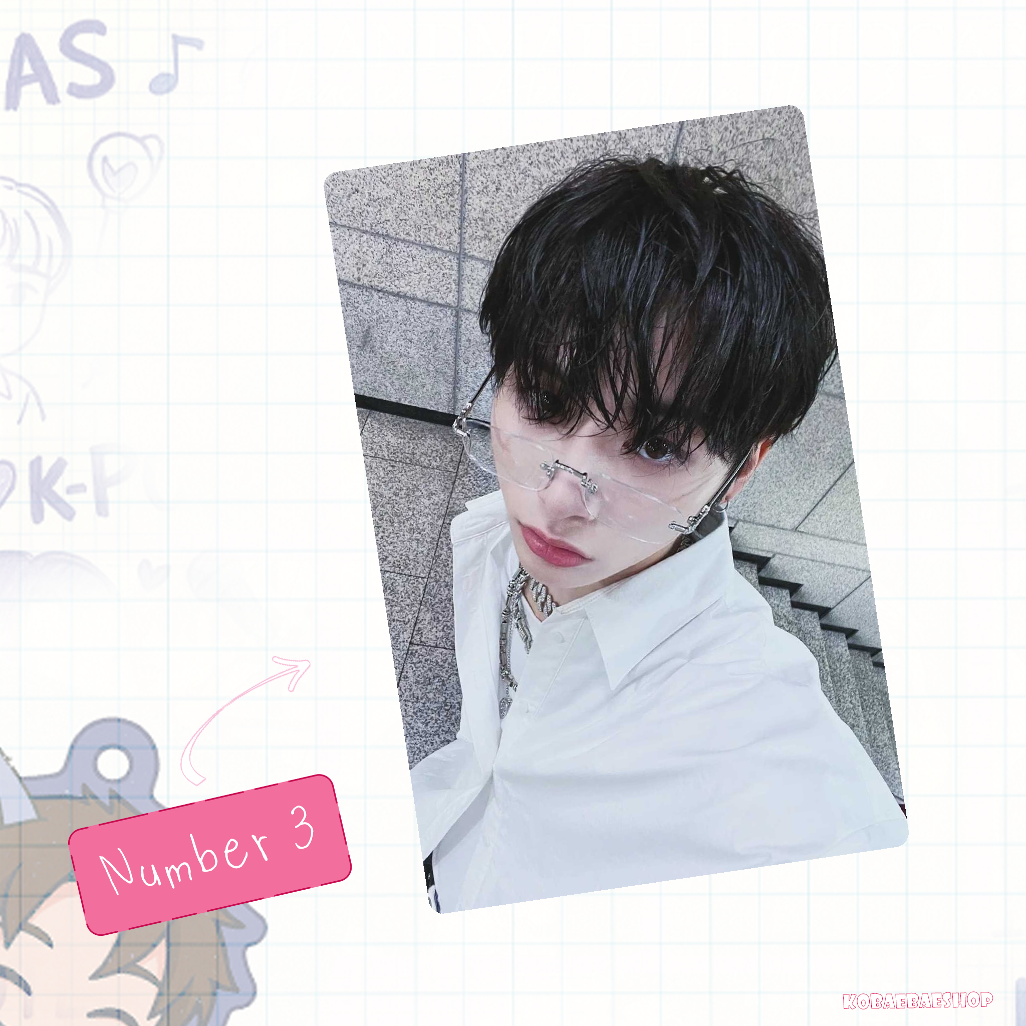 Boynextdoor - Taesan handmade photocards kpop inspired - Set 1