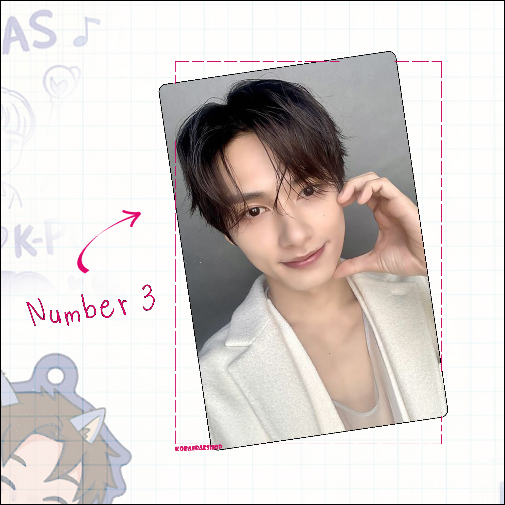 Svt - Jun Handmade photocards kpop inspired - Bias Set 1