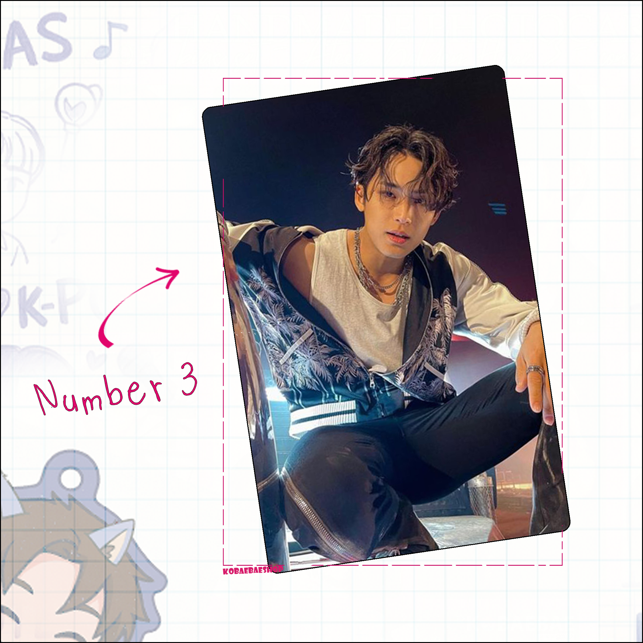 Svt - Gyu Handmade photocards kpop inspired - Bias Set 1