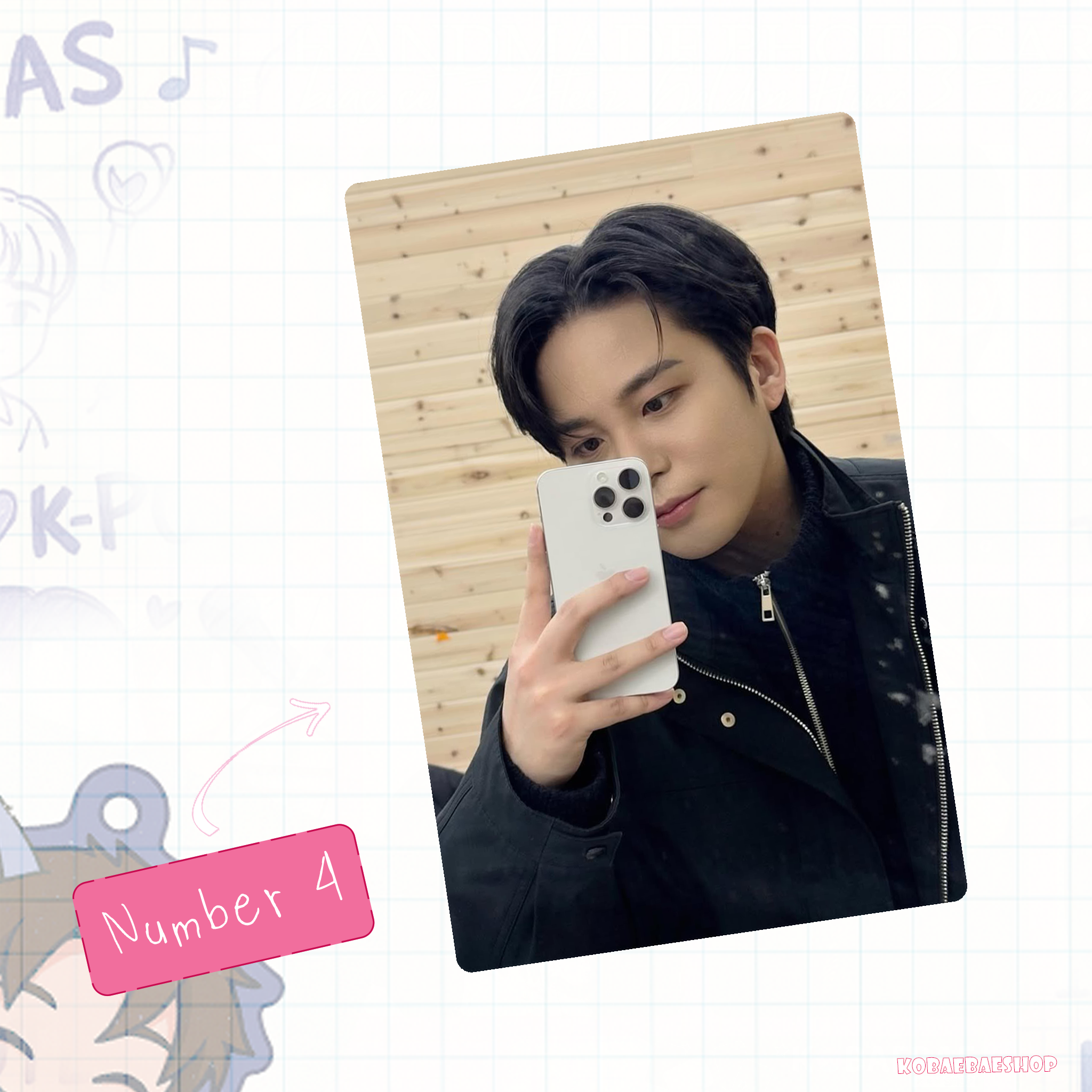 Atz - Jongh Handmade photocards kpop inspired - Bias Set 2