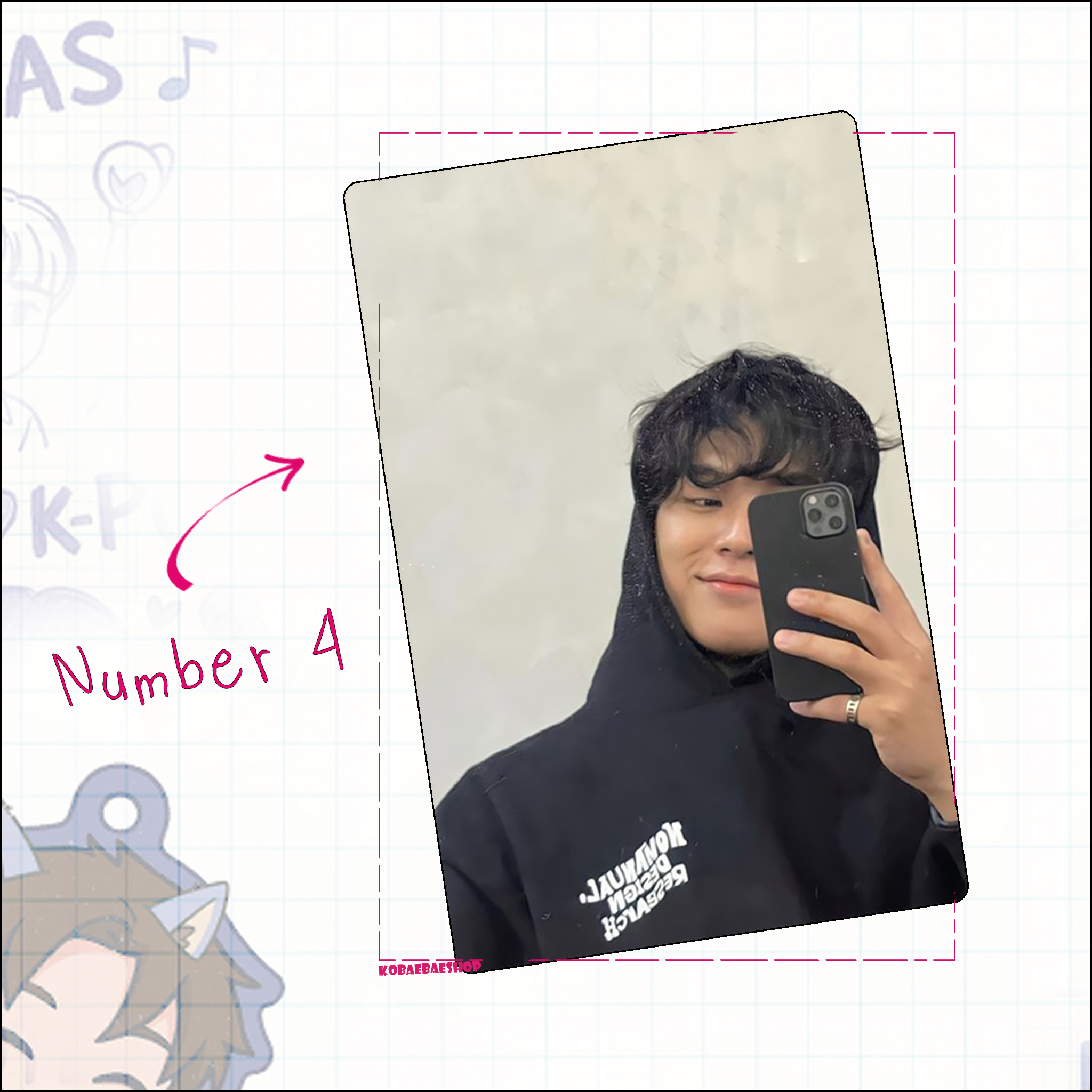 Svt - Gyu Handmade photocards kpop inspired - Bias Set 1