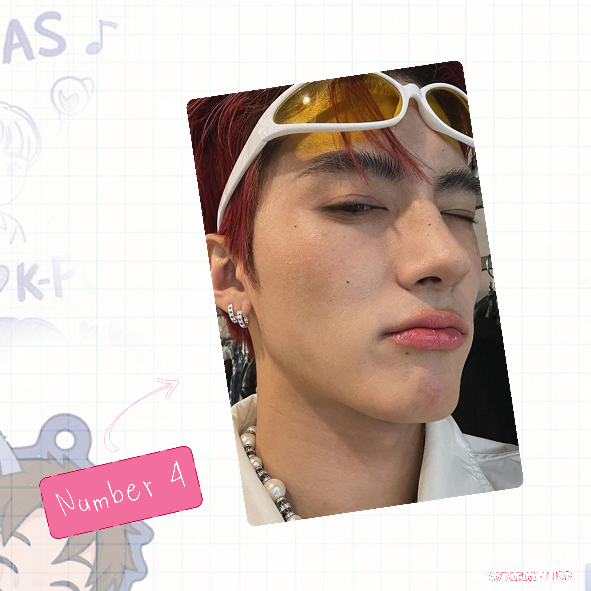 The Boyz - Eric handmade photocards kpop inspired - Set 1