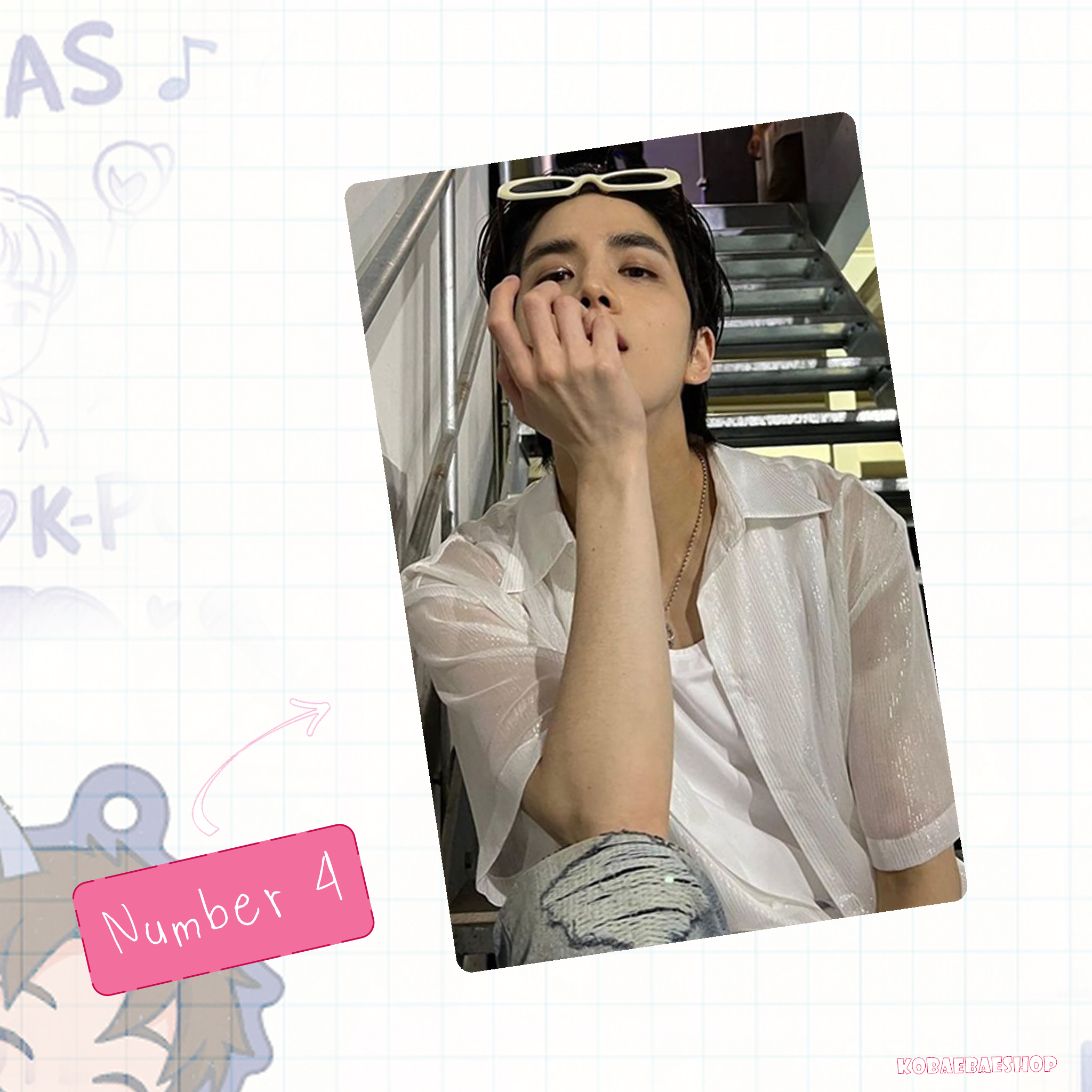 The Boyz - Younghoon handmade photocards kpop inspired - Set 1