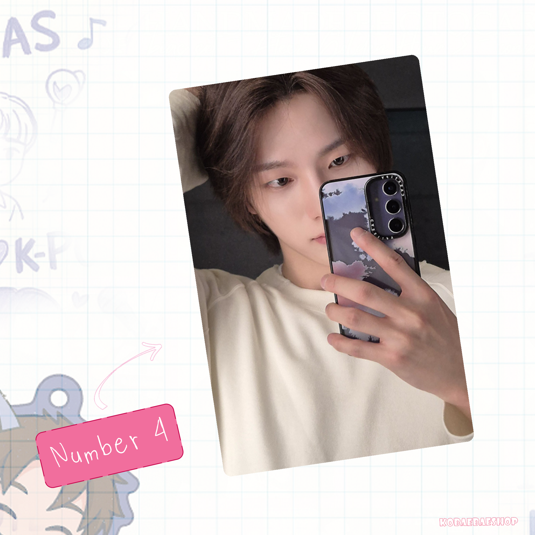 Boynextdoor - Sungho handmade photocards kpop inspired - Set 1